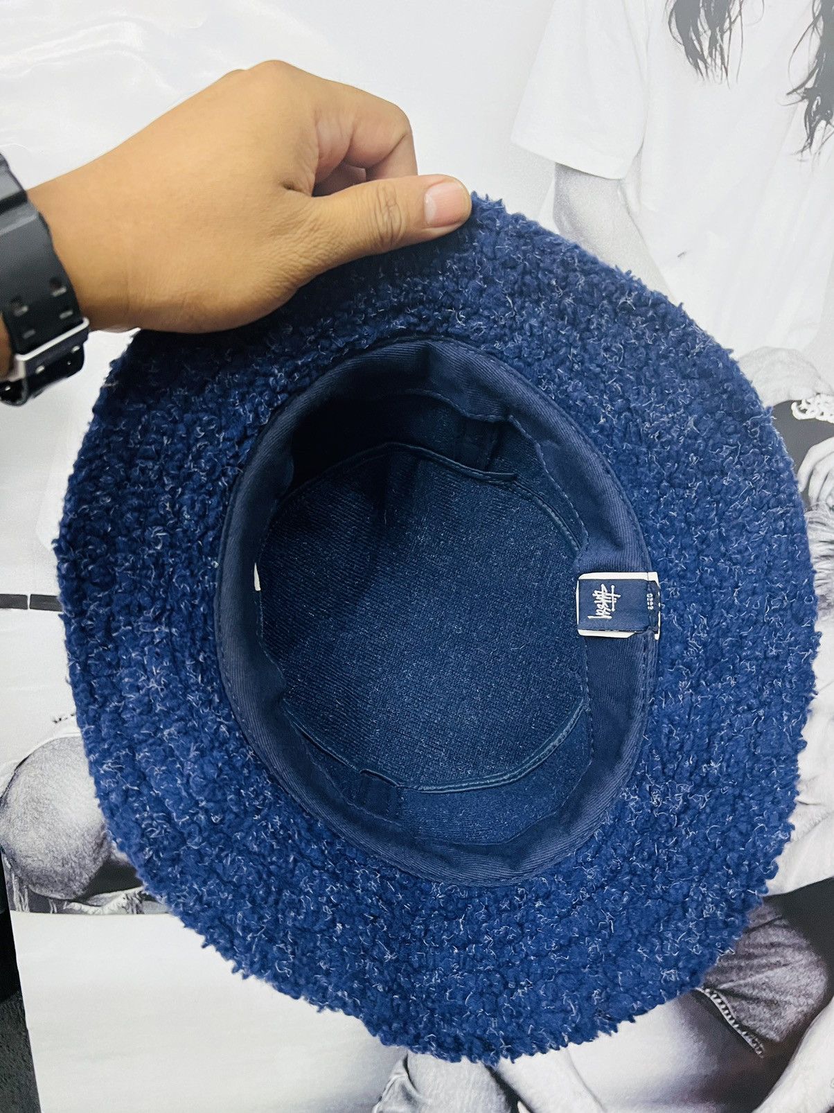 Stussy × Vintage Vintage Stussy Sherpa Fleece Bucket Hats Size ONE SIZE - 5 Thumbnail