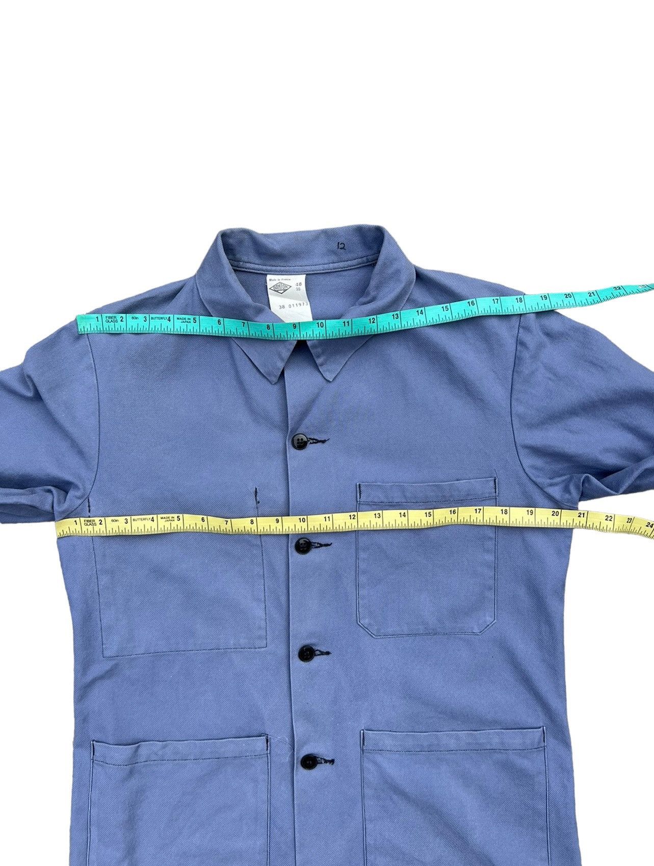 Danton Vintage Danton France Faded Blue Chore Work Jacket Size US M / EU 48-50 / 2 - 3 Thumbnail