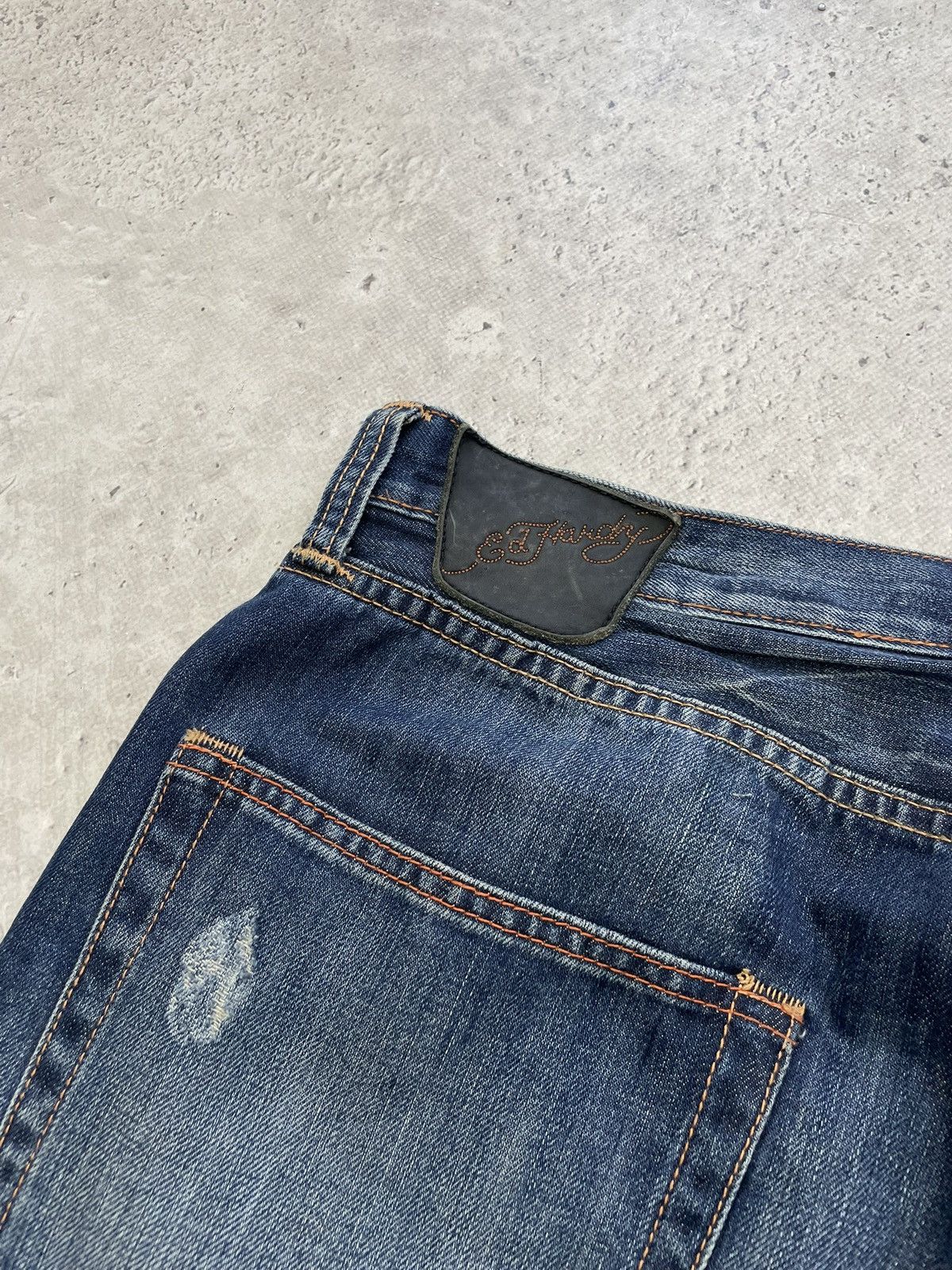 Christian Audigier Edhardy fasgion jeans y2k hype denim distressed Size US 34 / EU 50 - 13 Thumbnail