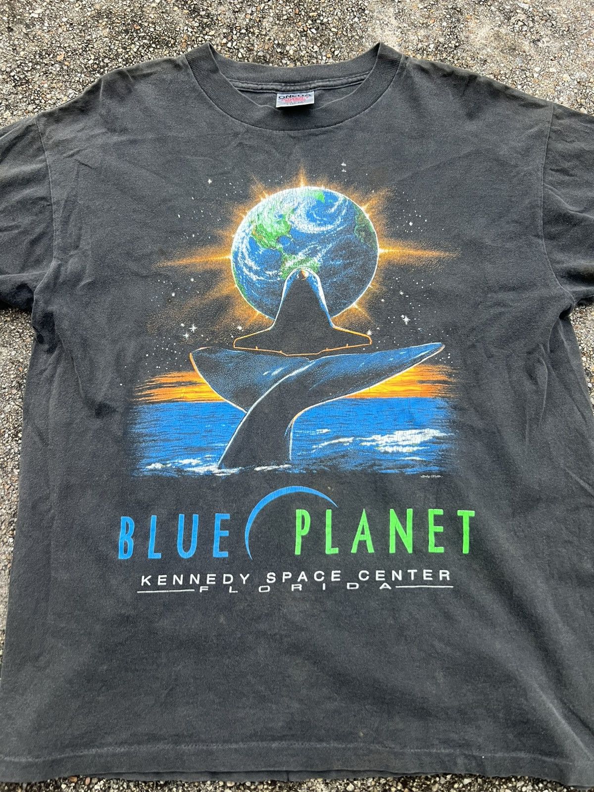 NASA Vintage NASA Blue Planet Shirt Size US L / EU 52-54 / 3 - 3 Thumbnail