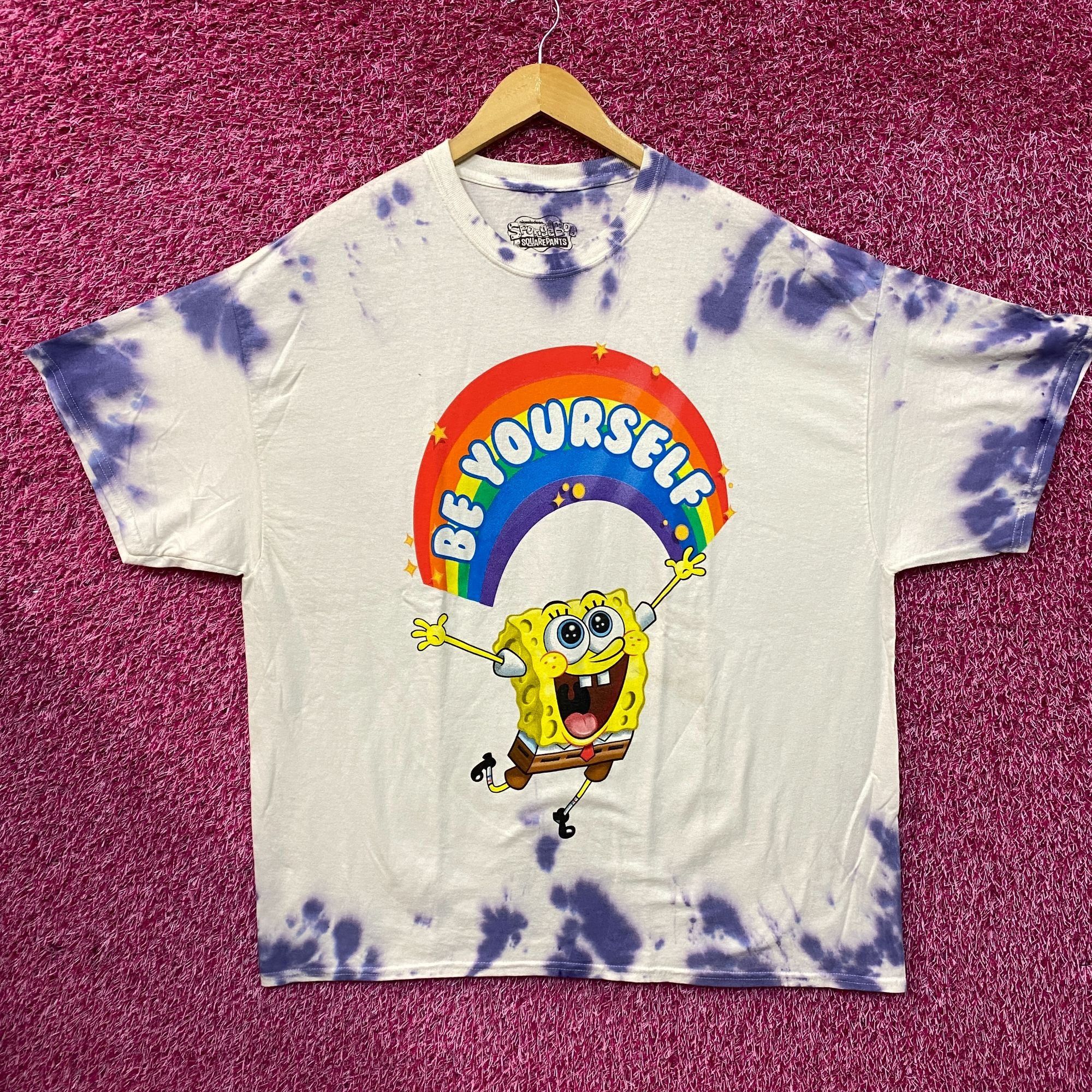 Nickelodeon Nickelodeon Spongebob Squarepants Be Yourself Tie Dye T-Shi Size US XL / EU 56 / 4 - 1 Thumbnail