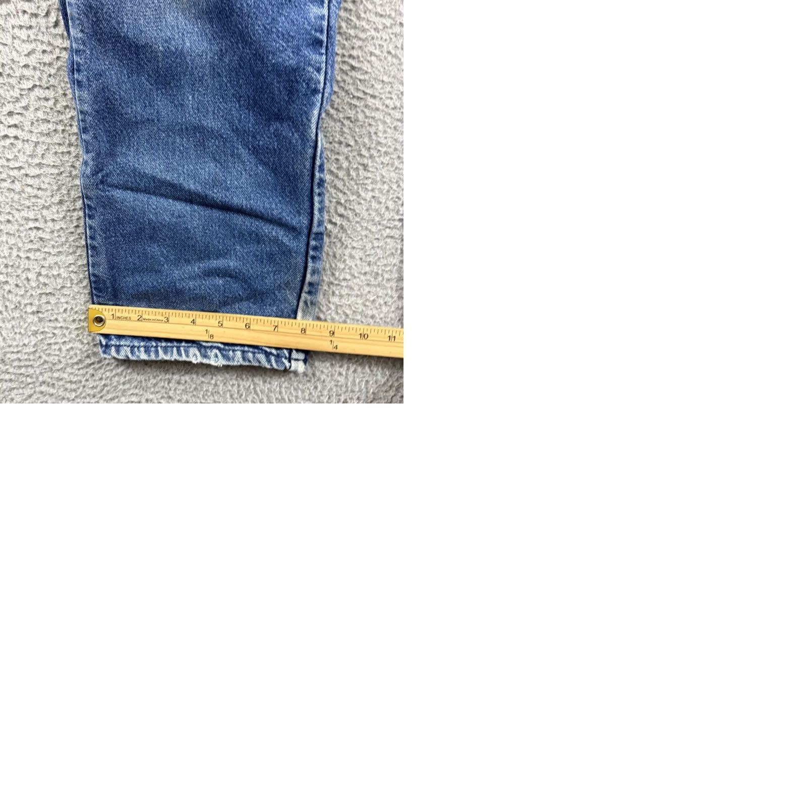 Dickies VINTAGE Dickies Jeans Mens 34x32 Blue 90s Workwear Straight Denim 5-Pocket Relaxed Slim Fastener Zipper, Lined, Cotton, 874 style Size US 34 / EU 50 - 9 Thumbnail