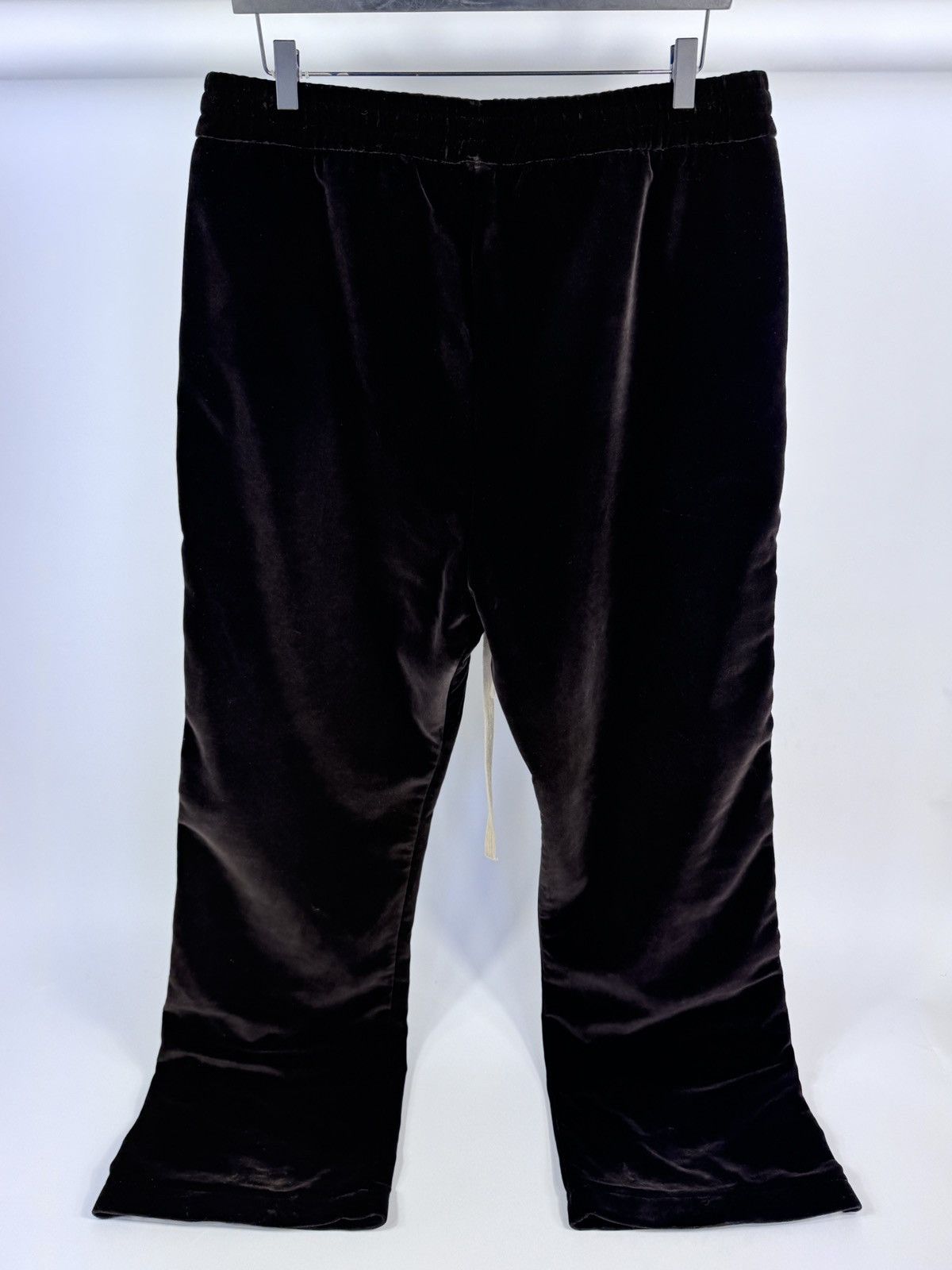 Fear of God Forum Striped Canvas-Trimmed Velvet Track Pants Size US 34 / EU 50 - 2 Thumbnail