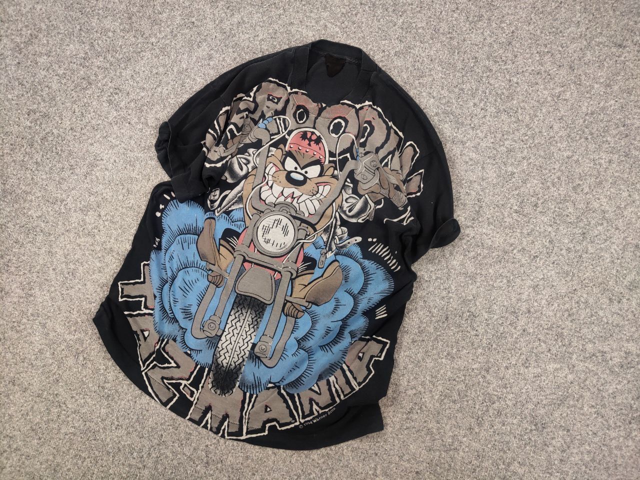 Cartoon Network Rare Vintage 1994 Warner Bros Space Tasmanian Shirt Tee Size US L / EU 52-54 / 3 - 3 Thumbnail