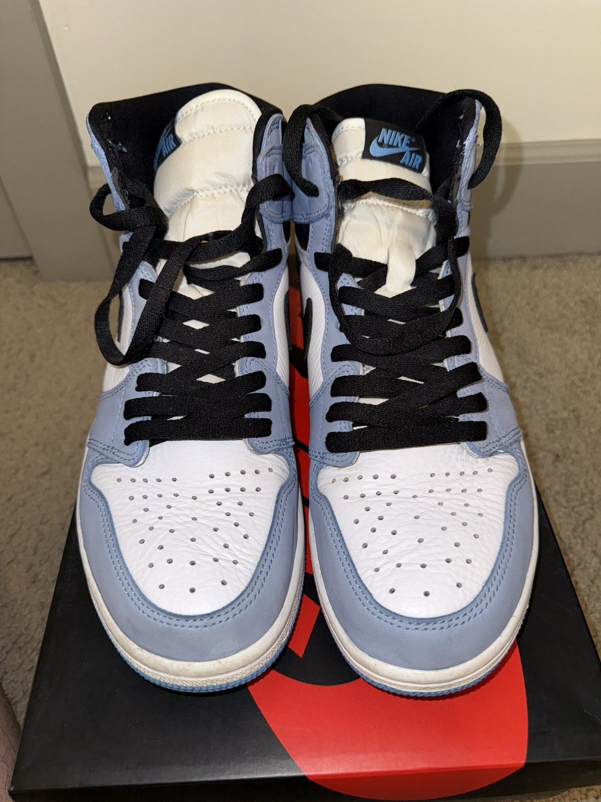 Jordan Brand × Nike Jordan 1 High University Blue Size US 10.5 / EU 43-44 - 2 Thumbnail