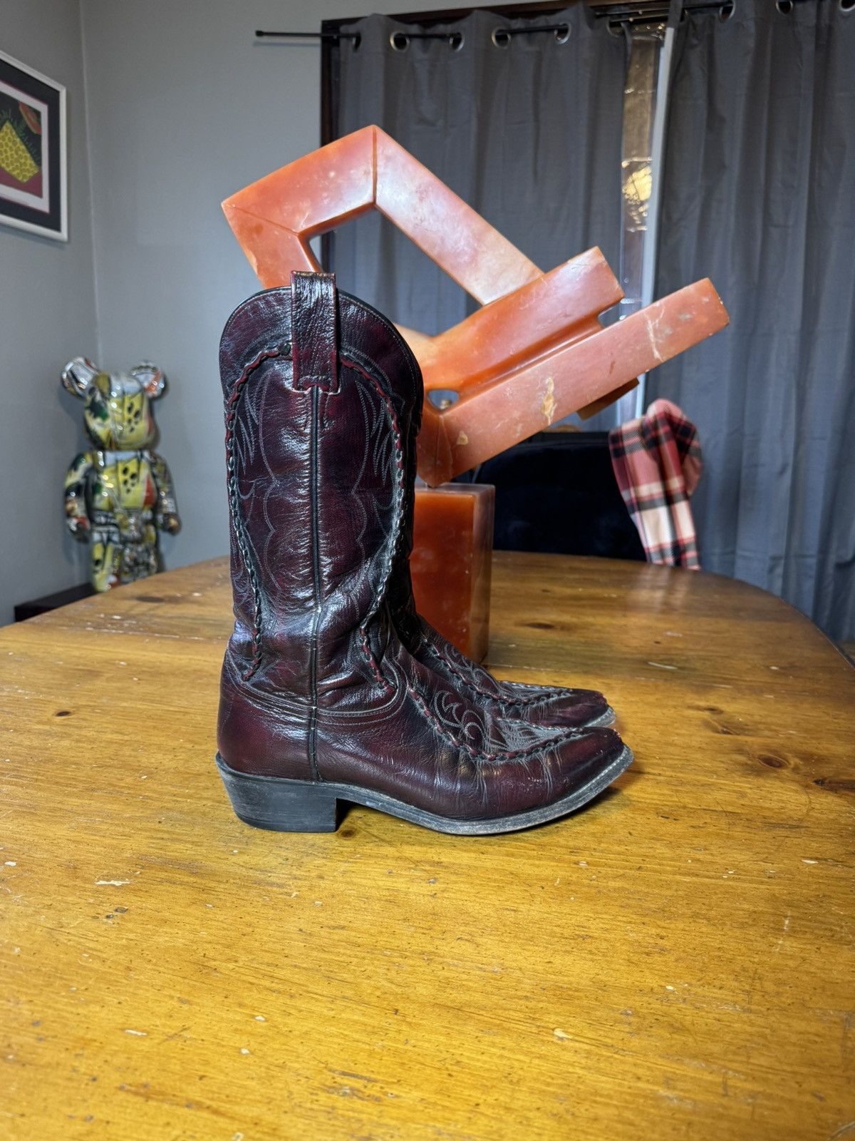 Dan Post × Vintage Vintage Dan Post Cowboy Boots Sz 9.5 D Size US 9.5 / EU 42-43 - 1 Thumbnail