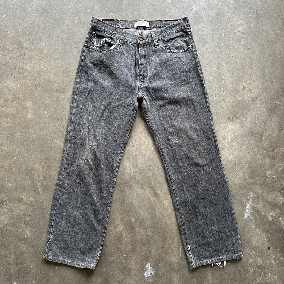 Levi's W32 🔥 Levi’s Strauss & Co Distressed Faded Denim Jean Pant Size US 32 / EU 48 - 1 Thumbnail