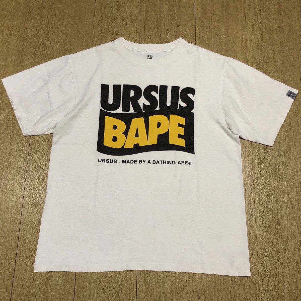 Bape × Wtaps Ursus Bape Spell Out Big Logo Tshirts Size US L / EU 52-54 / 3 - 1 Thumbnail