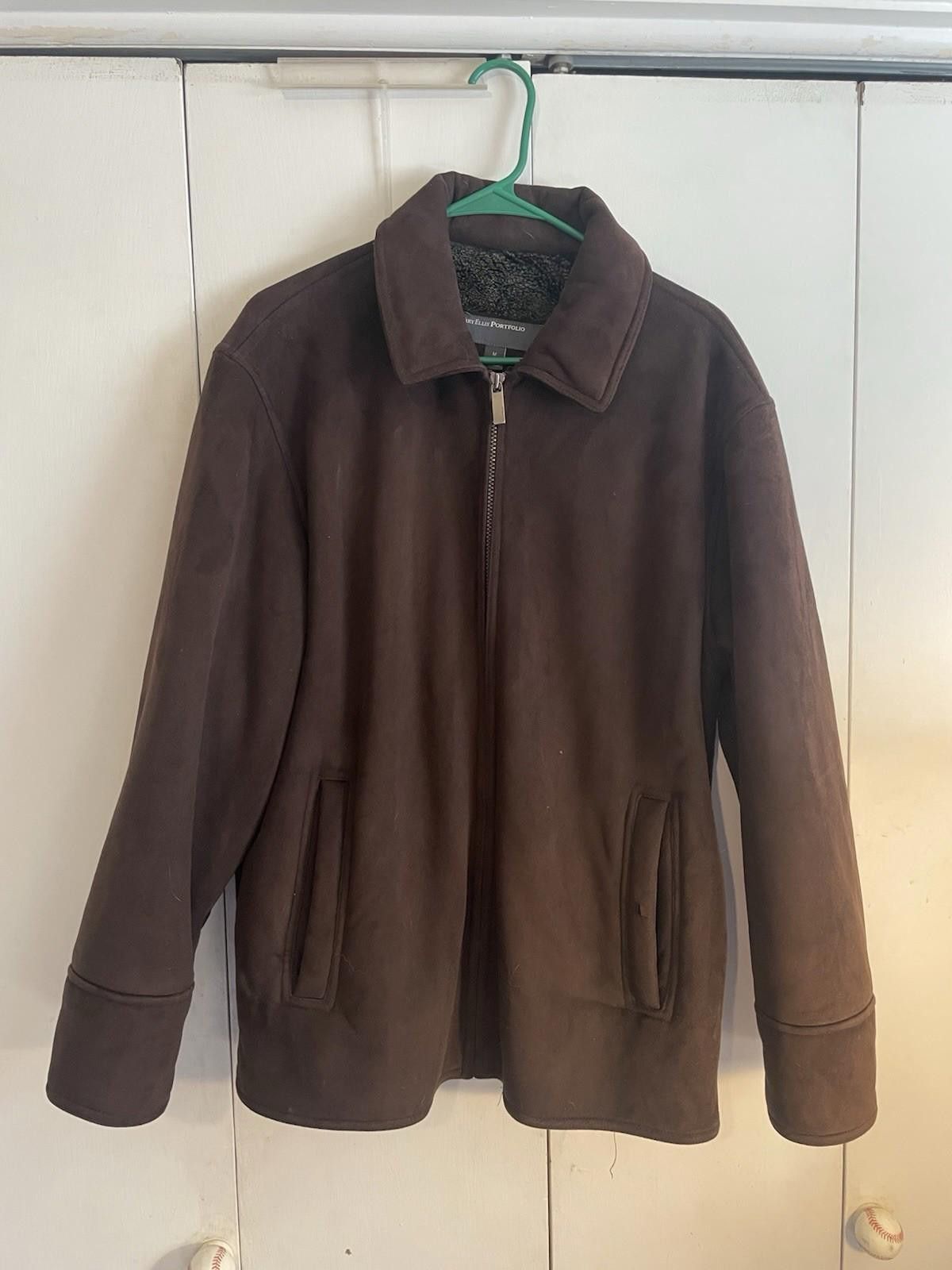 Other Men's Perry Ellis Portfolio Suede Faux Fur Lined Jacket M Size US M / EU 48-50 / 2 - 1 Thumbnail