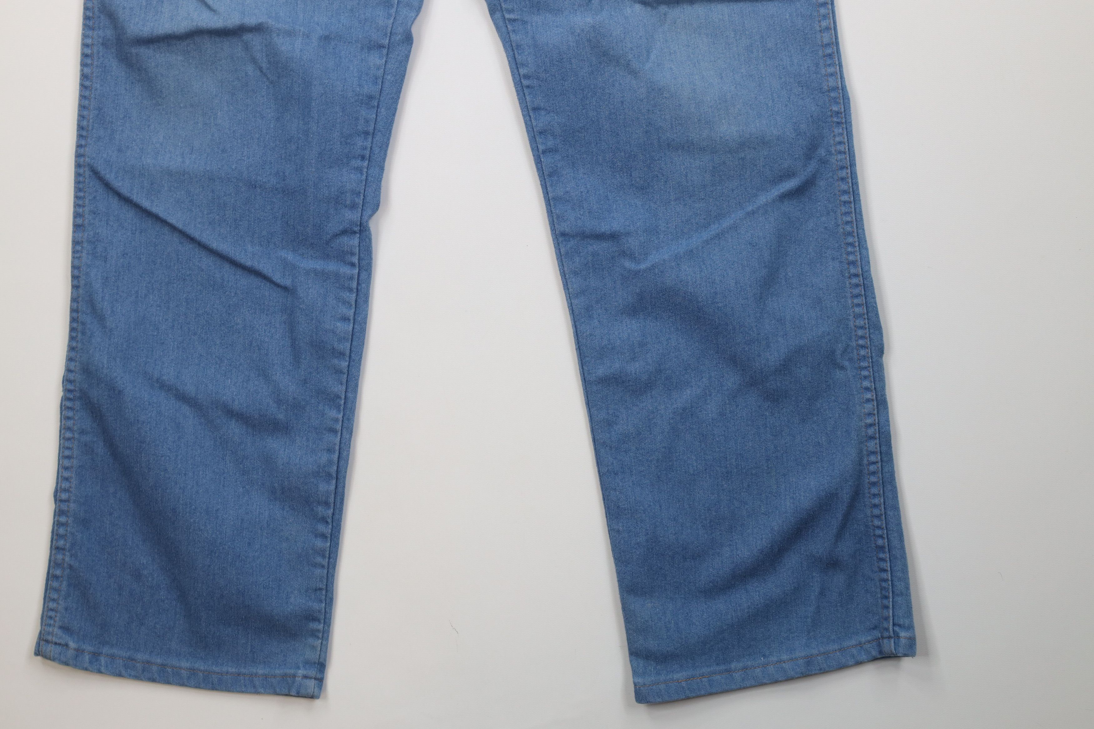 Wrangler Vintage 90s Wrangler Flared Wide Leg Denim Jeans Blue USA Size US 36 / EU 52 - 5 Thumbnail