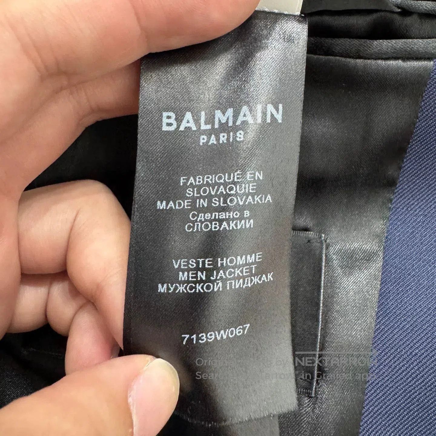 Balmain balmain embroidered crown wool blazer. Size US L / EU 52-54 / 3 - 6 Thumbnail