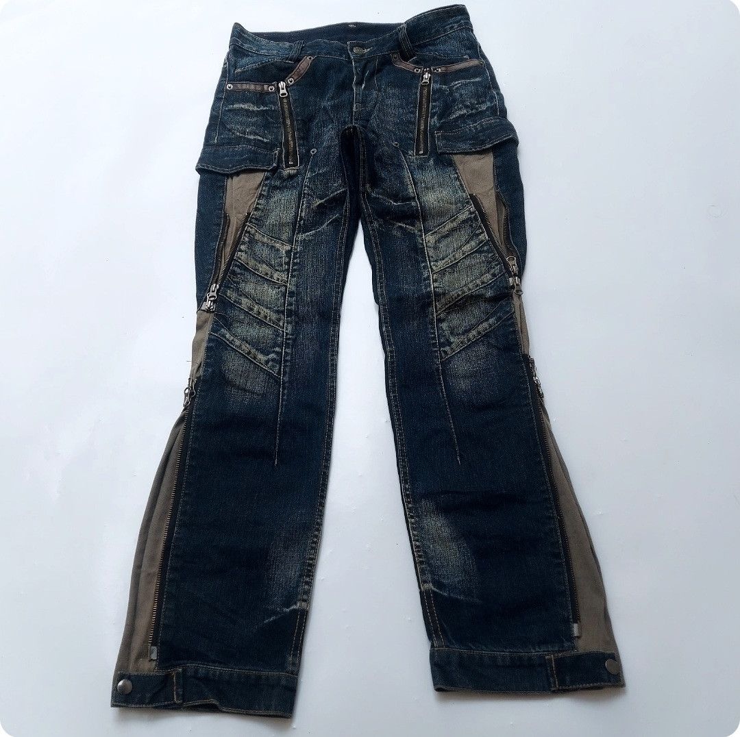 Japanese Brand × PPFM Japanese Brand PPFM Bondage Zipper Jeans Size US 30 / EU 46 - 5 Thumbnail
