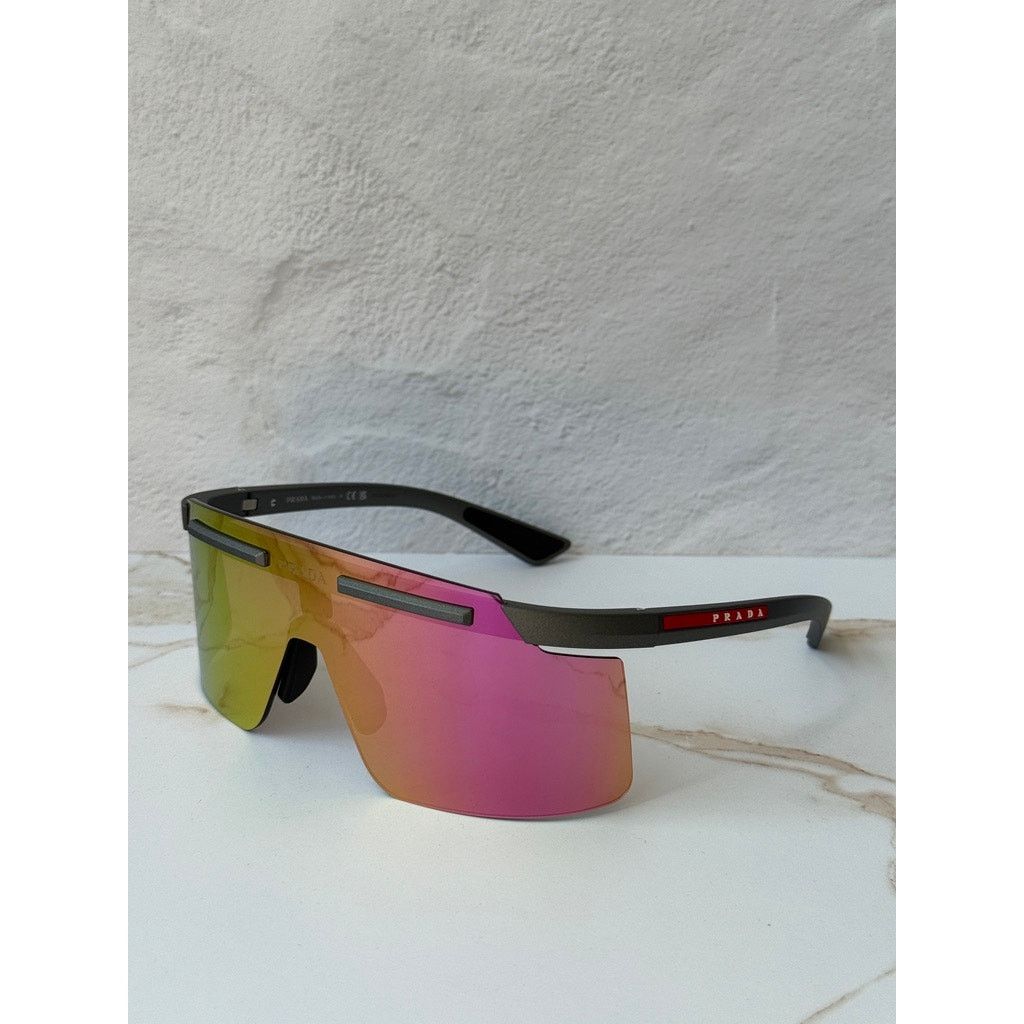 Prada NEW Prada Sport PS B06S Mirrored Sunglasses in Grey $569 Size ONE SIZE - 3 Thumbnail