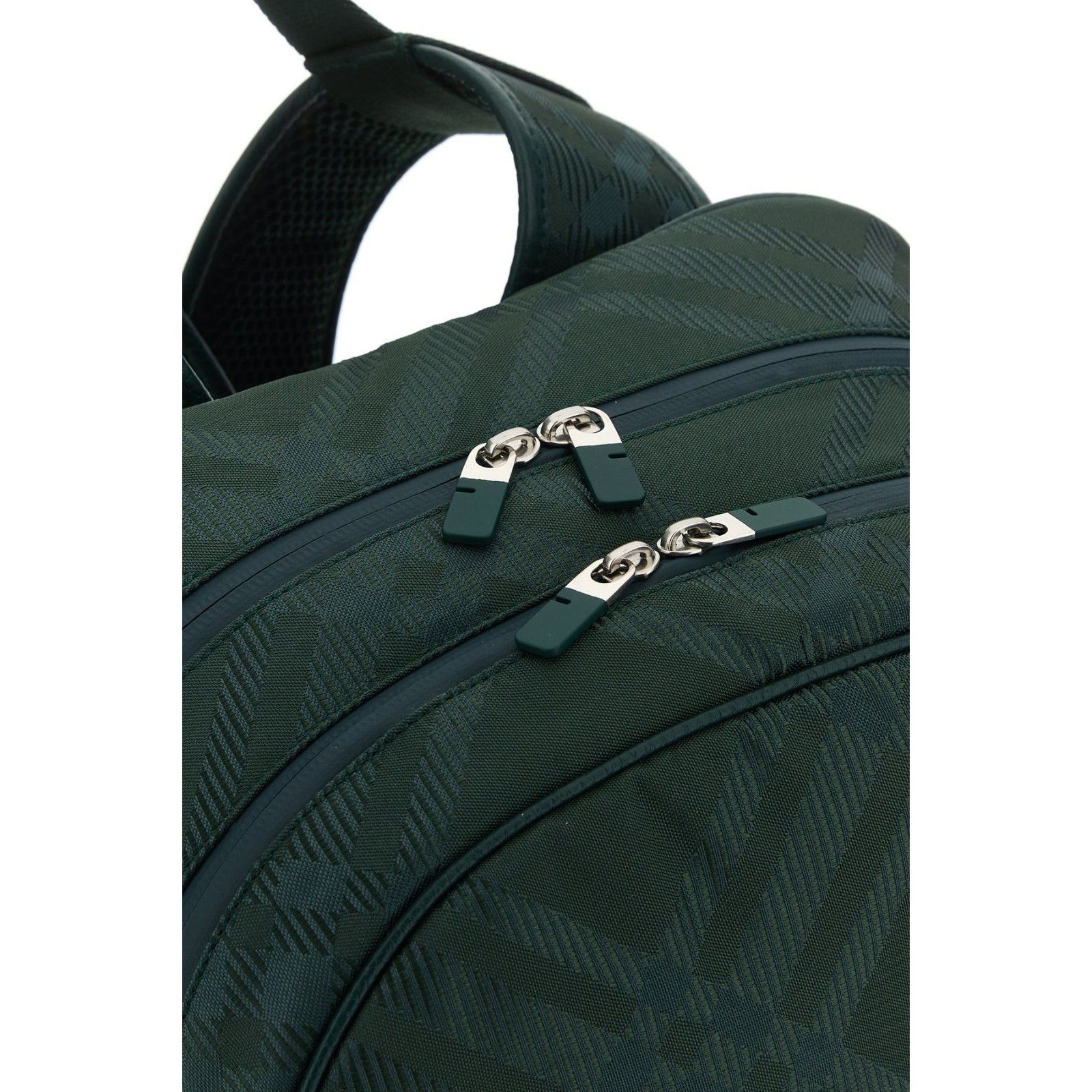 Burberry BURBERRY Check Bottle Green Nylon Backpack New And Authentic Size ONE SIZE - 4 Thumbnail