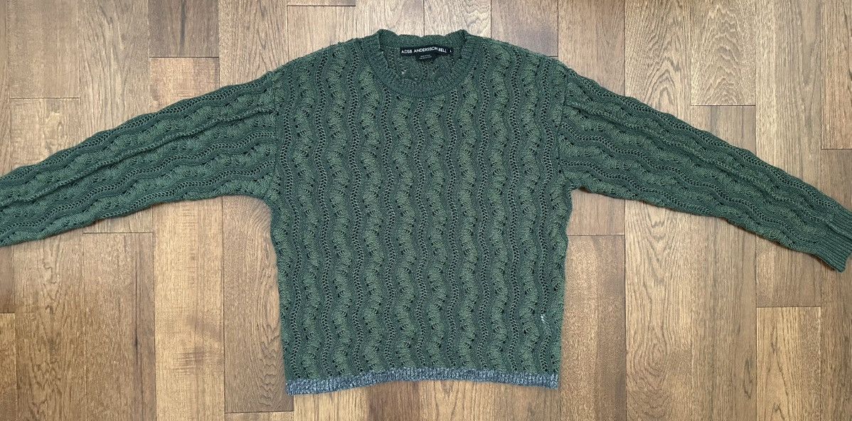 Andersson Bell Andersson Bell - Two Tone Wave Crewneck Sweater Size US L / EU 52-54 / 3 - 2 Thumbnail