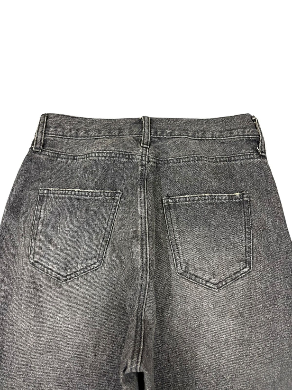 Other Vintage Japanese Faded Wash Distress Wide Leg Baggy Jeans Size 28" / US 6 / IT 42 - 8 Thumbnail