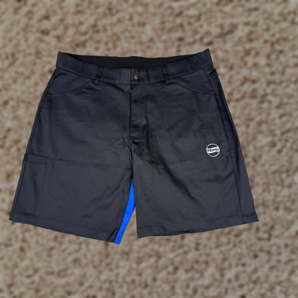 Vintage Pepsi Workwear Shorts Adult 38 Men Black Cotton Pockets PM-SHORT Size US 38 / EU 54 - 1 Thumbnail