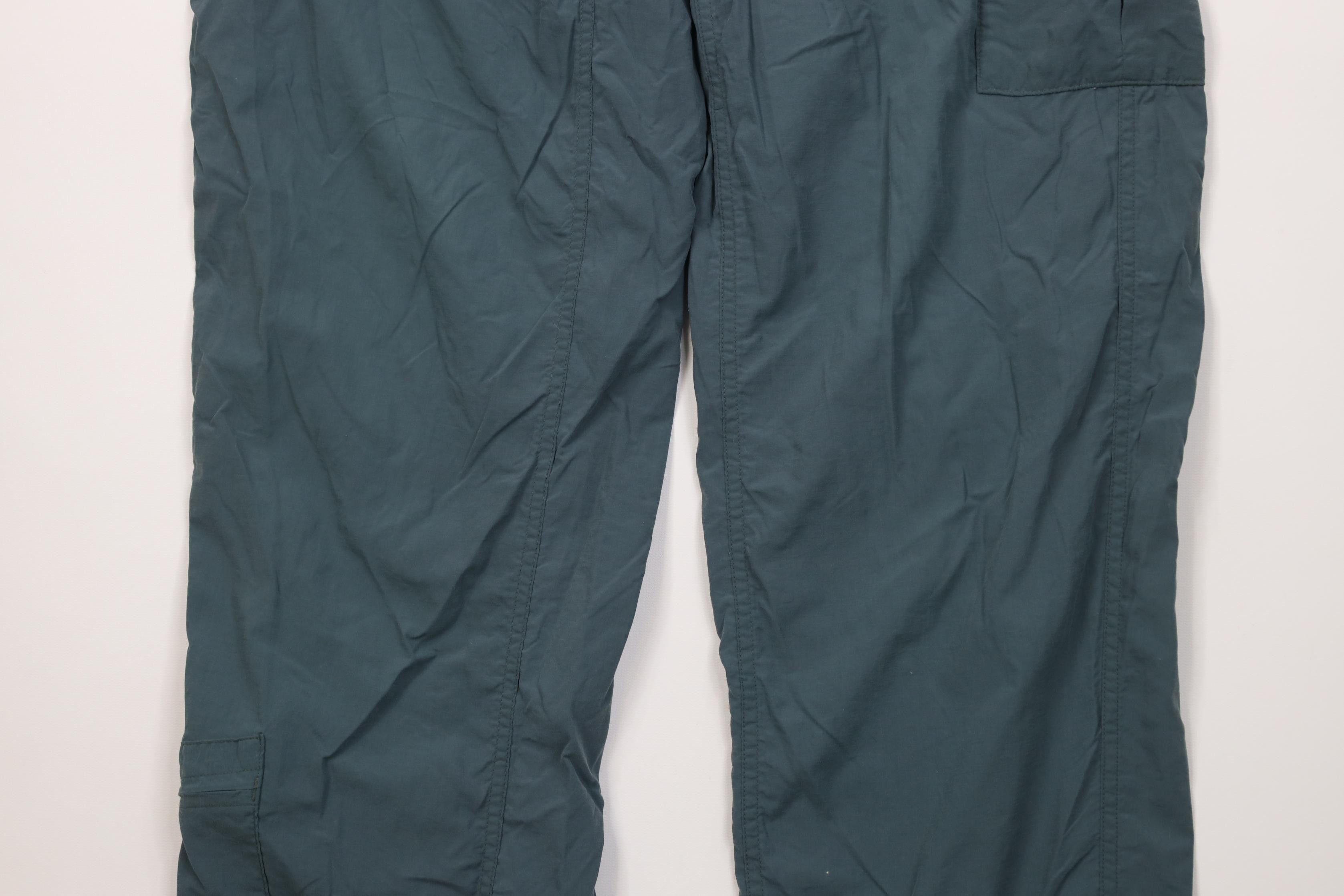ExOfficio Vintage 90s Y2K ExOfficio Hiking Trekking Pants Teal Green Size US 34 / EU 50 - 3 Thumbnail