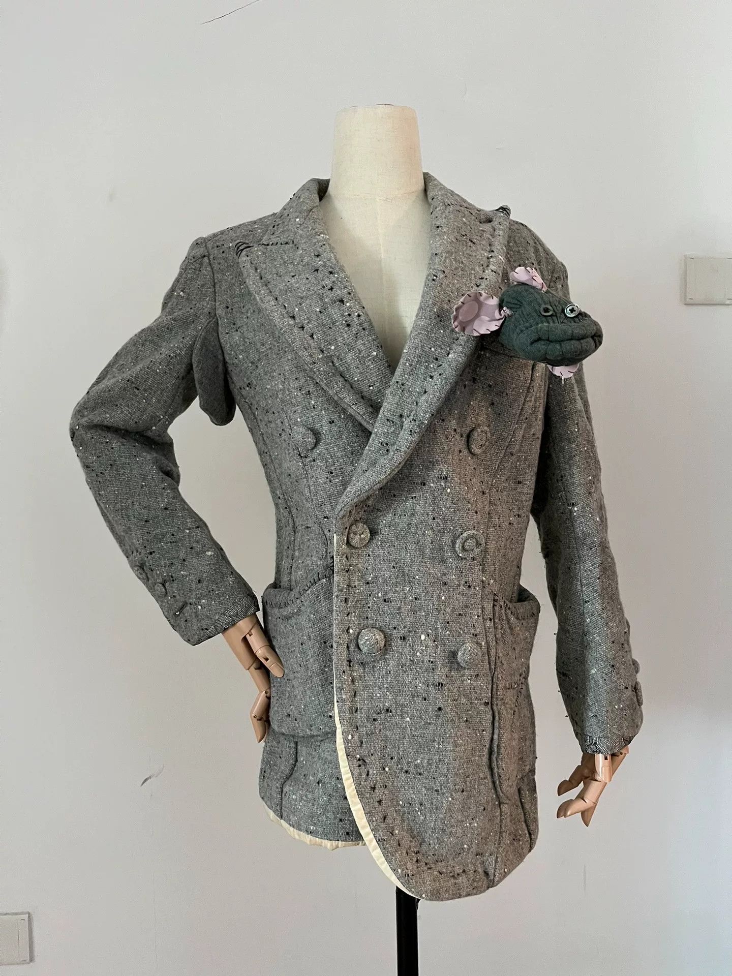 Undercover Undercover Gray Women's Suit Jacket Size M / US 6-8 / IT 42-44 - 1 Thumbnail