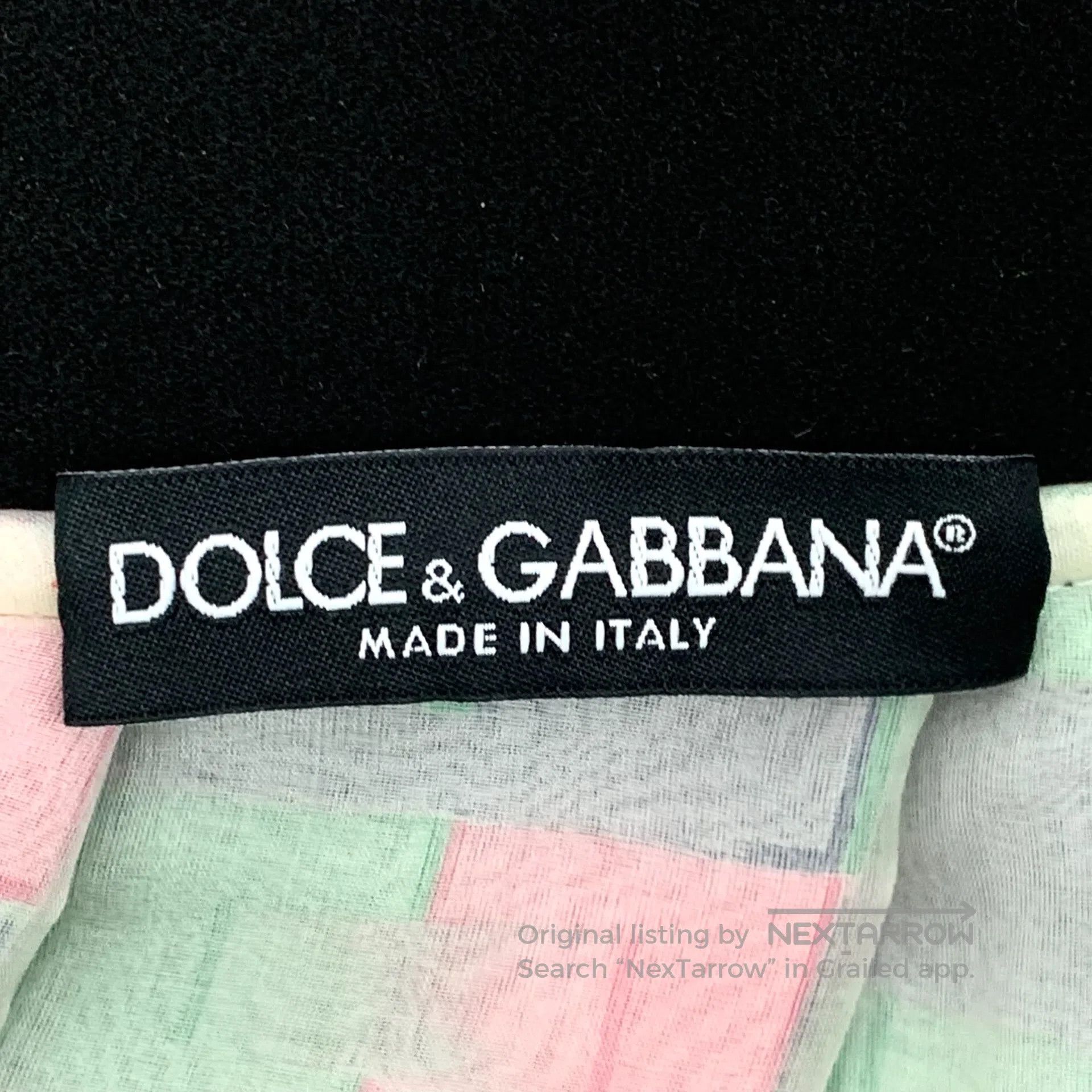 Dolce & Gabbana Dolce Gabbana Color block check satin fringed casual half Size 39" - 5 Thumbnail