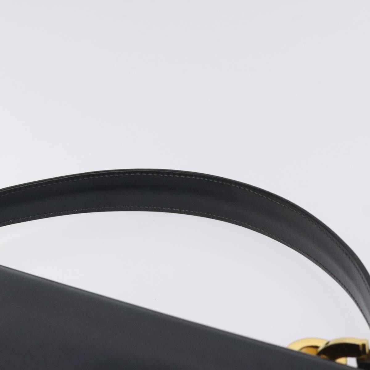 Gucci GUCCI Hand Bag Leather Navy Gold Size ONE SIZE - 8 Thumbnail