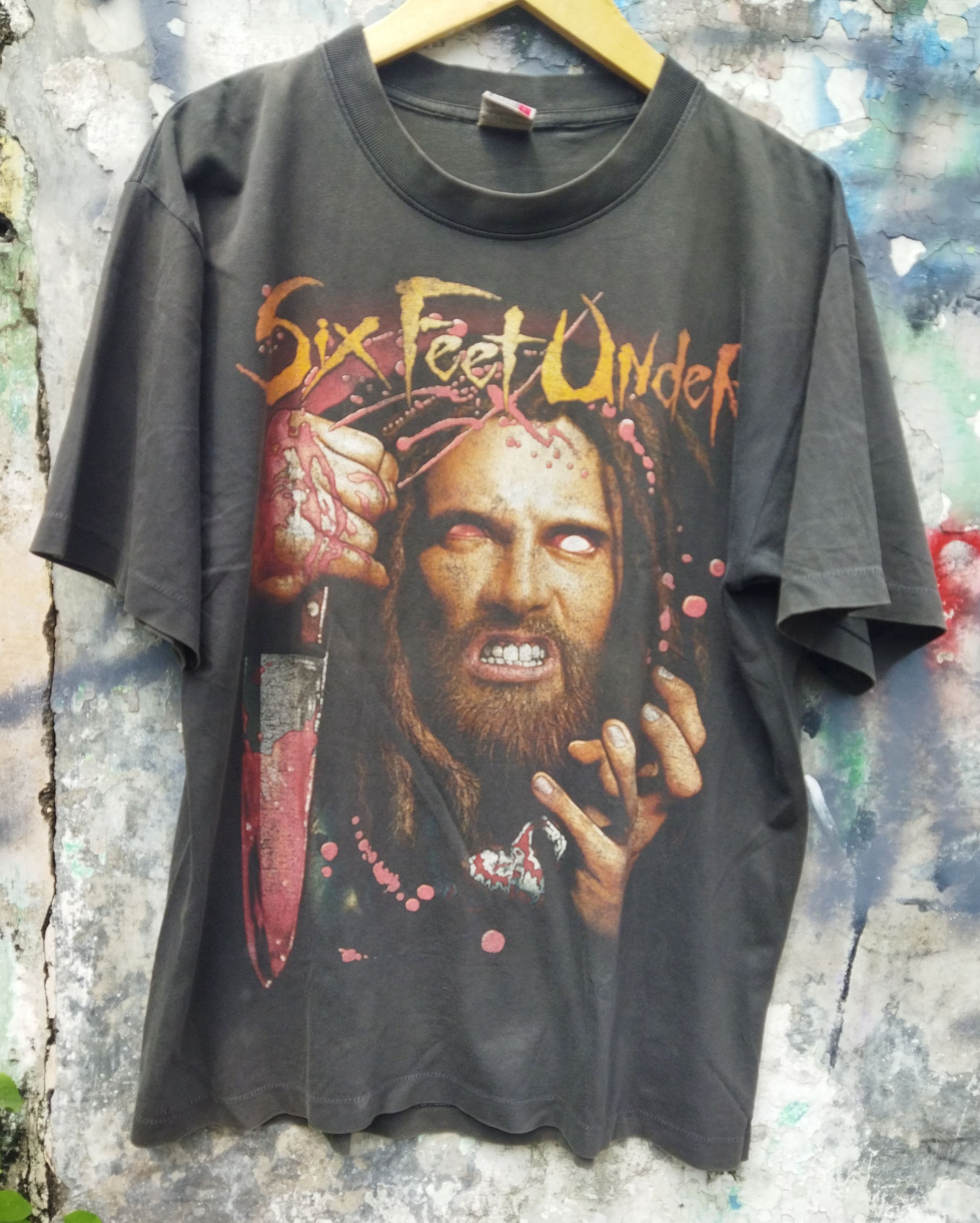 Band Tees Vintage SIX FEET UNDER die mother fucker die Size US L / EU 52-54 / 3 - 1 Thumbnail