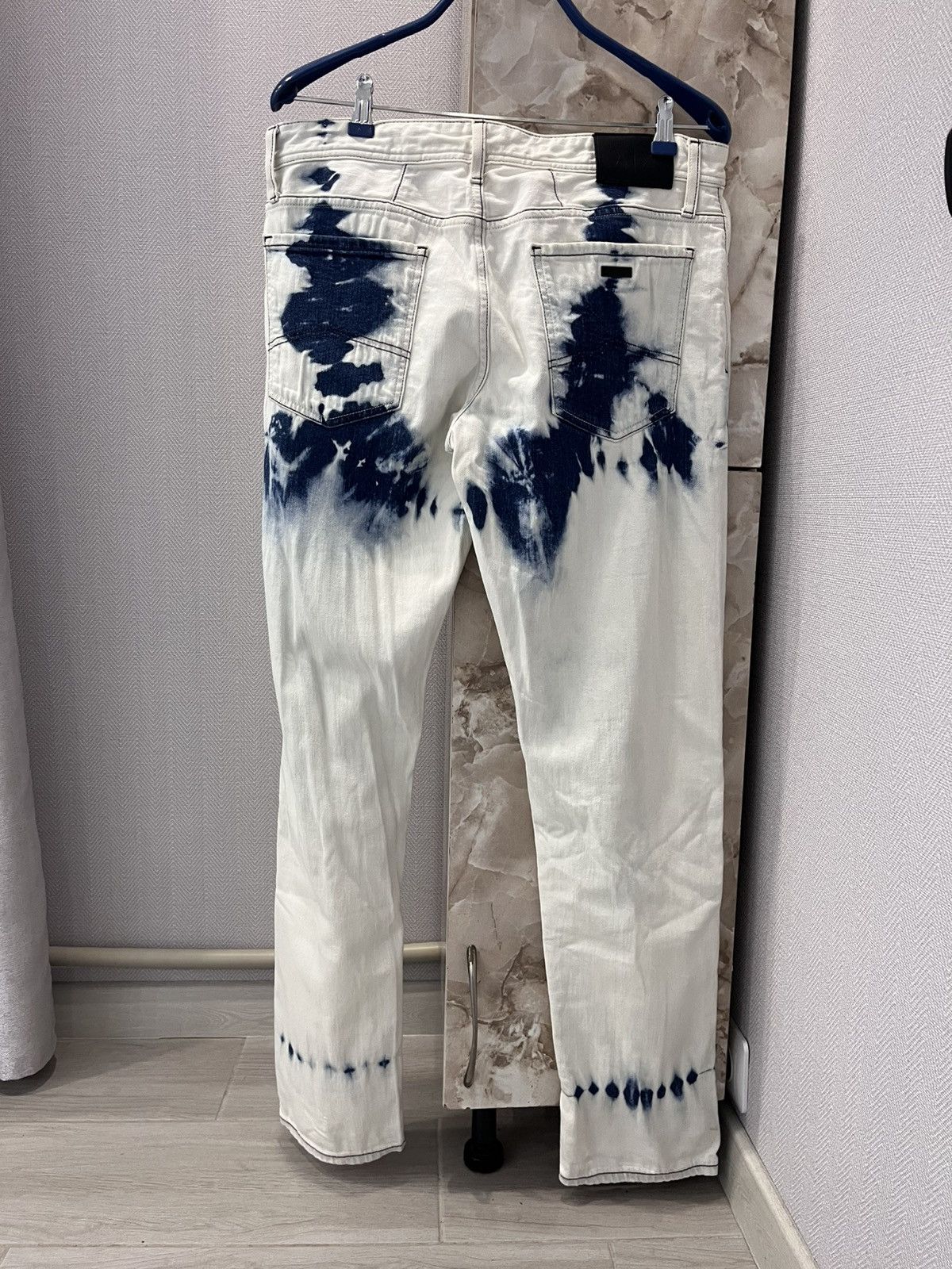 Armani Exchange × Designer Hype Armani Exchange skinny jeans j14 tiy dye style denim Size US 34 / EU 50 - 2 Thumbnail