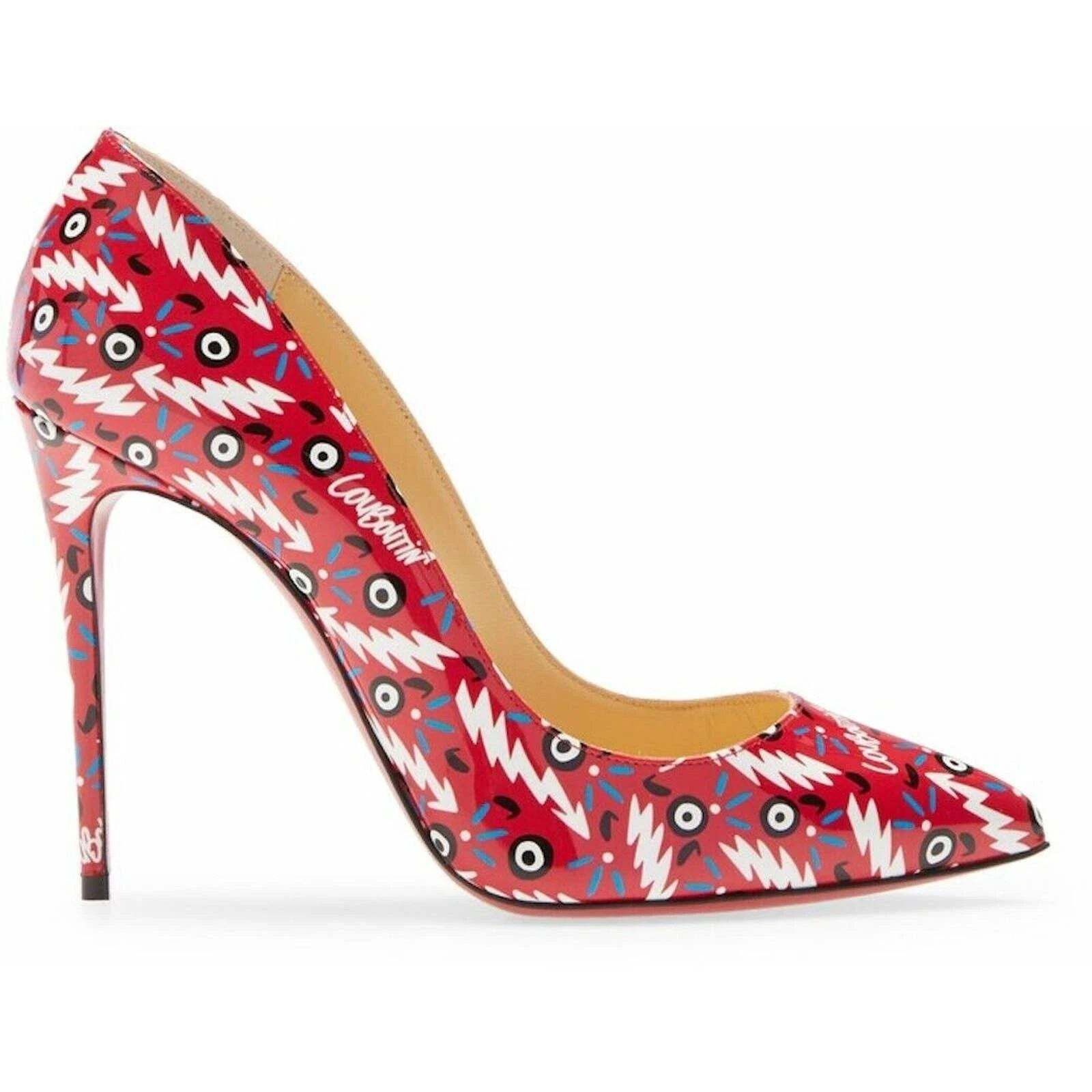 Christian Louboutin Christian Louboutin Pigalle Follies 100 Patent Ginzana Size US 6 / IT 36 - 1 Thumbnail