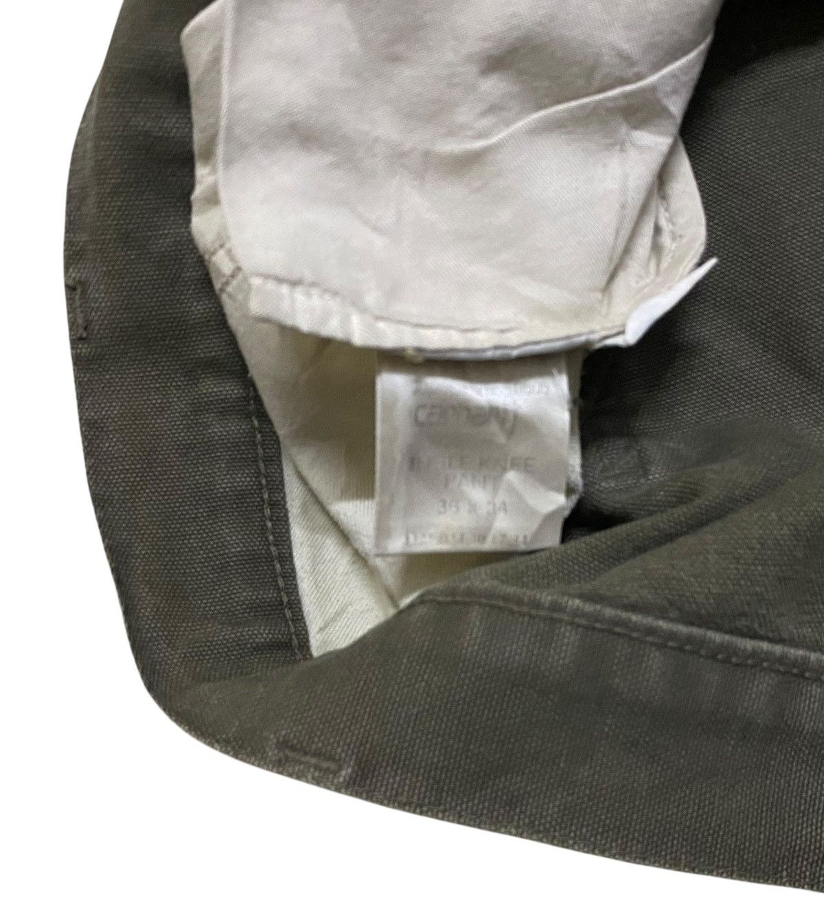 Carhartt Very Rare Vintage Carhartt Carpenter Olive Green Pants 1990s Size US 36 / EU 52 - 10 Thumbnail