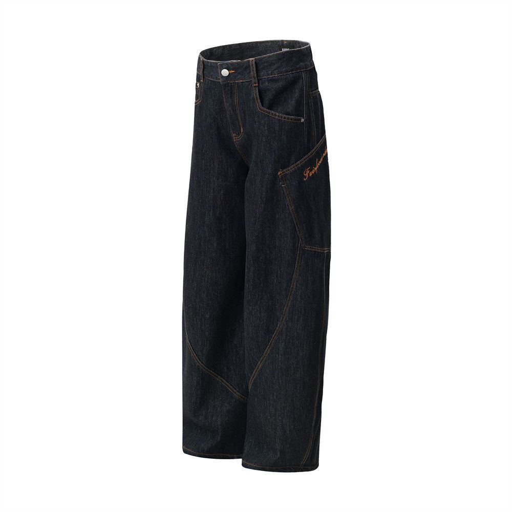 Japanese Brand × Vintage Men's American street style washed loose scimitar jeans Size US 32 / EU 48 - 2 Thumbnail