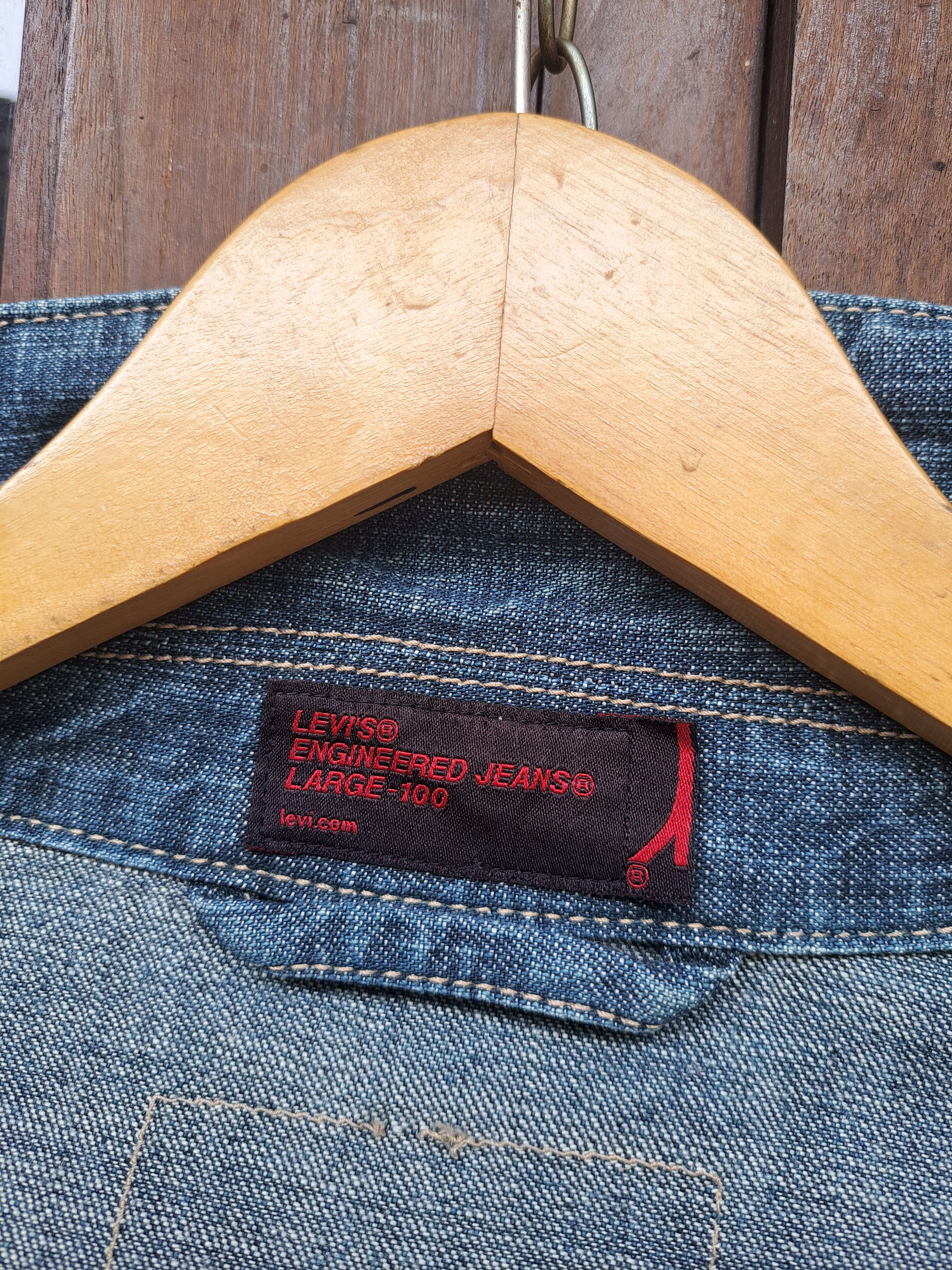 Levi's Vintage Y2K Levis Engineered Denim Jacket Mens Large Size US L / EU 52-54 / 3 - 3 Thumbnail
