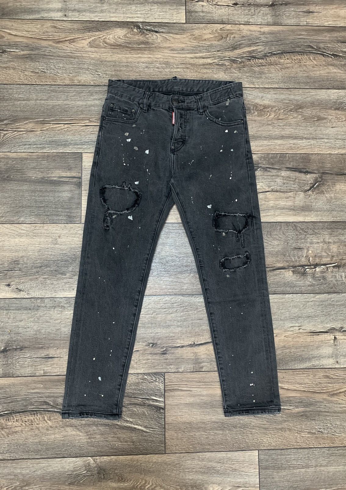 Dsquared2 Dsquared2 Black Jeans Size 30 Made in Italy Size US 30 / EU 46 - 1 Thumbnail