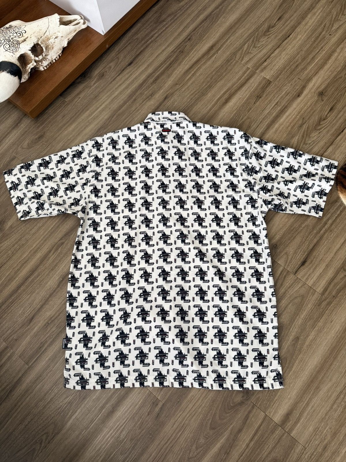 Fubu Vintage Fubu Logo All Over Print Button Up Shirt Large Size US L / EU 52-54 / 3 - 4 Thumbnail
