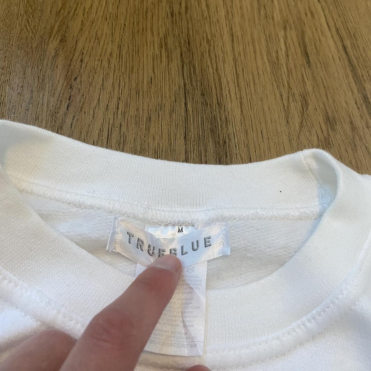 Other White True Blue crewneck sweatshirt Boxy Vintage y2k Size US S / EU 44-46 / 1 - 4 Thumbnail