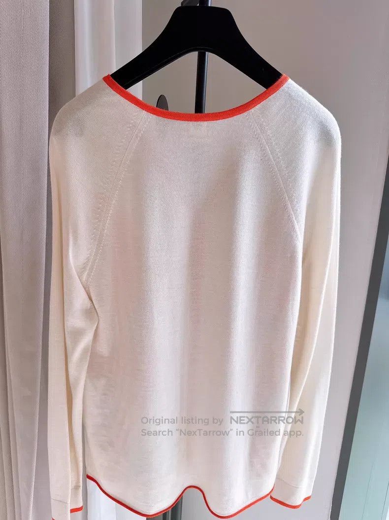 Hermes Hermes V-Neck Top with Paneling Size XS / US 0-2 / IT 36-38 - 6 Thumbnail