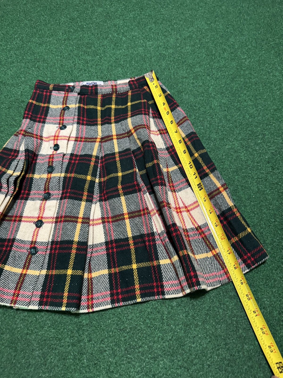 Vintage Bobby Brooks Tartan Plaid Pleated Skirt Kilt Vintage 70s 10 Size 32" / US 10 / IT 46 - 5 Thumbnail