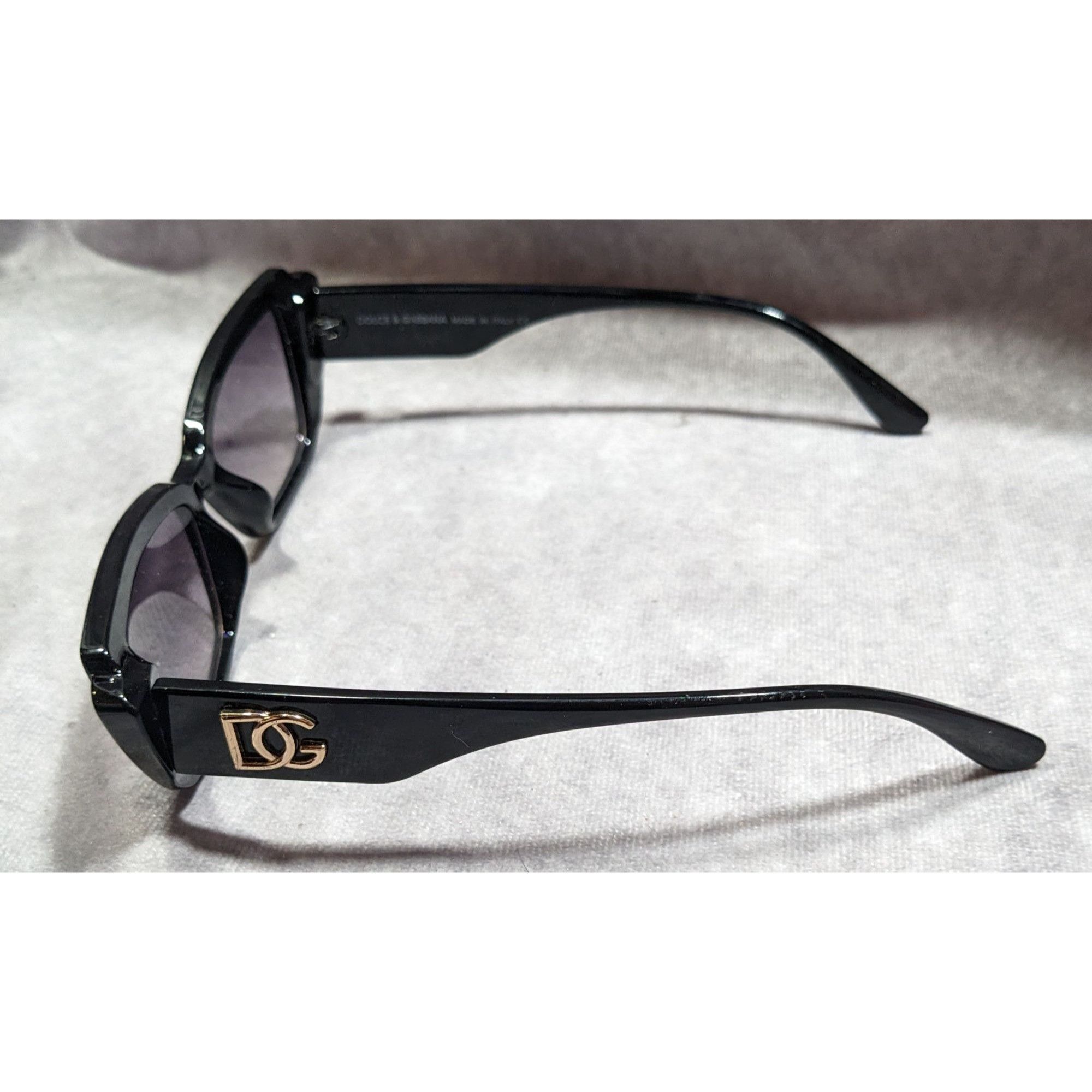 Dolce & Gabbana Dolce & Gabbana 2092 Black Retro Cateye Sunglasses Made In I Size ONE SIZE - 5 Thumbnail