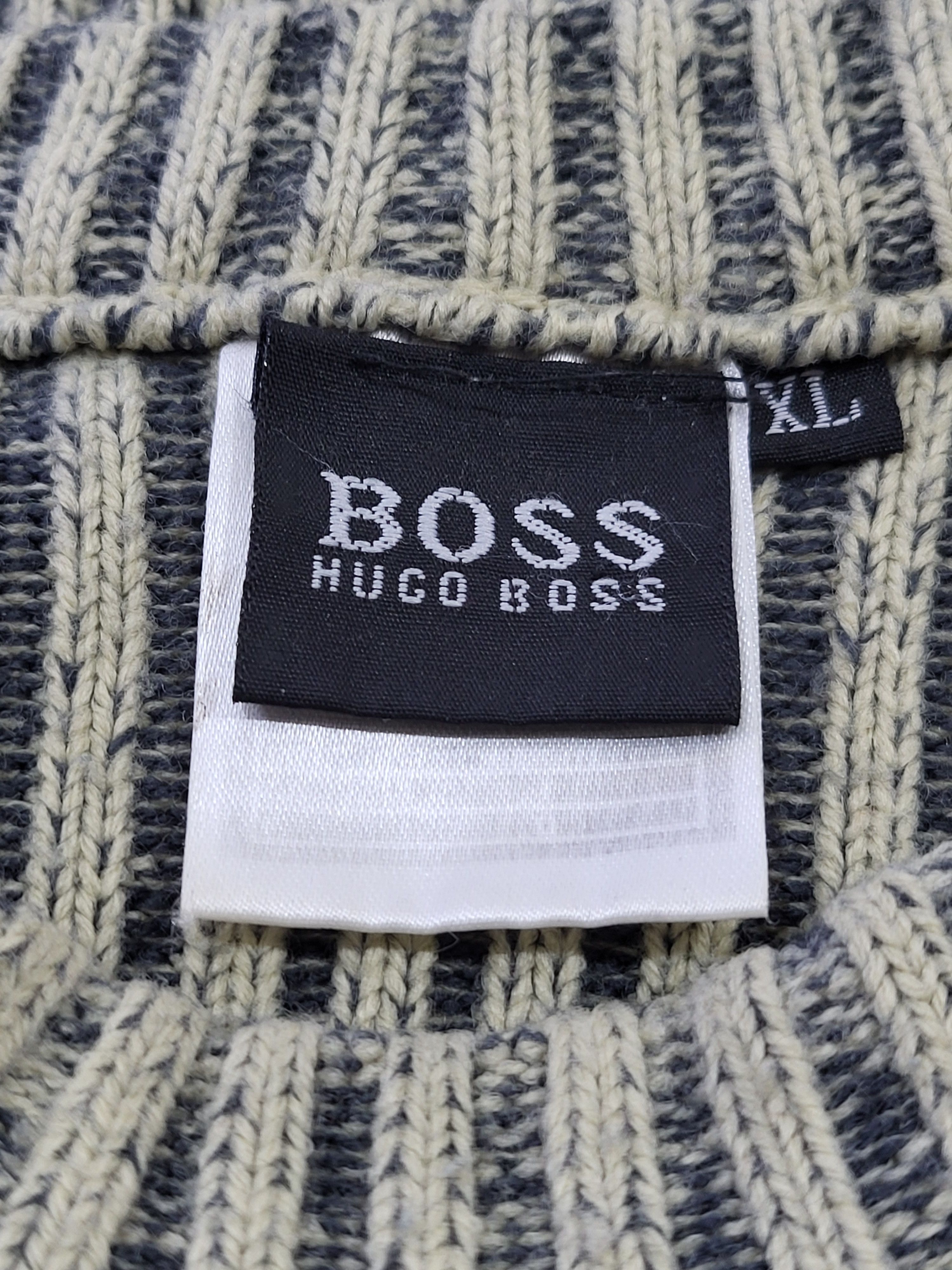 Hugo Boss Hugo Boss Stripe Knit Sweater Sweatshirt Jumper Size US XL / EU 56 / 4 - 6 Thumbnail
