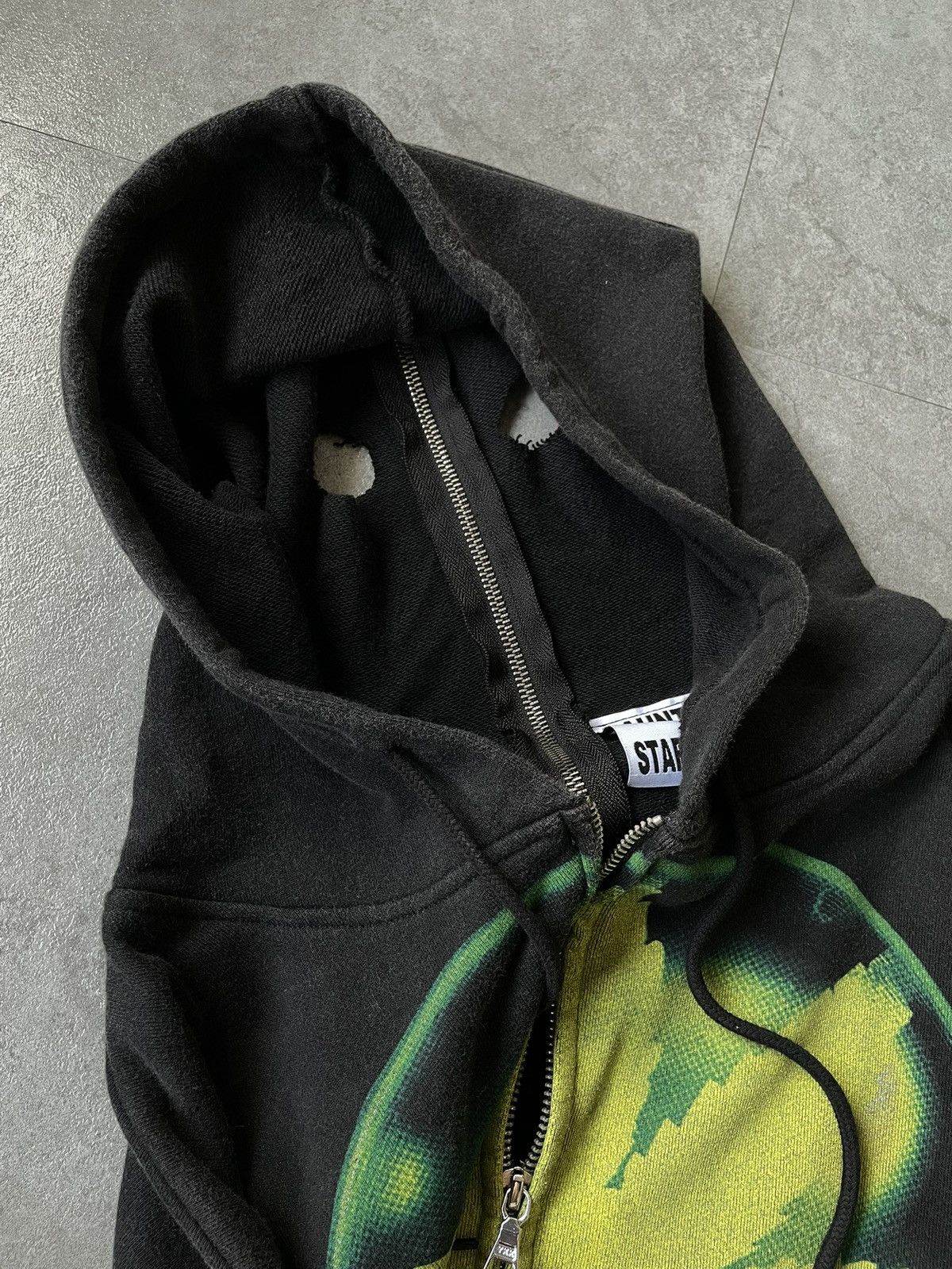 Haunted Starbucks XBOX 420 Washed Zip Hoodie Size US L / EU 52-54 / 3 - 4 Thumbnail