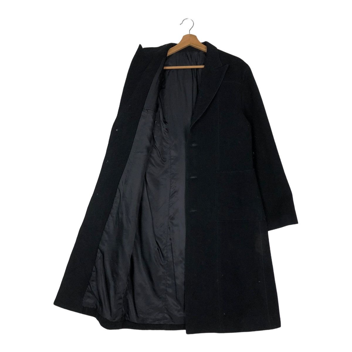 Japanese Brand VINTAGE WOOL LONG JACKET DOUBLE COLLAR 5351 POUR LES HOMMES Size US M / EU 48-50 / 2 - 12 Thumbnail