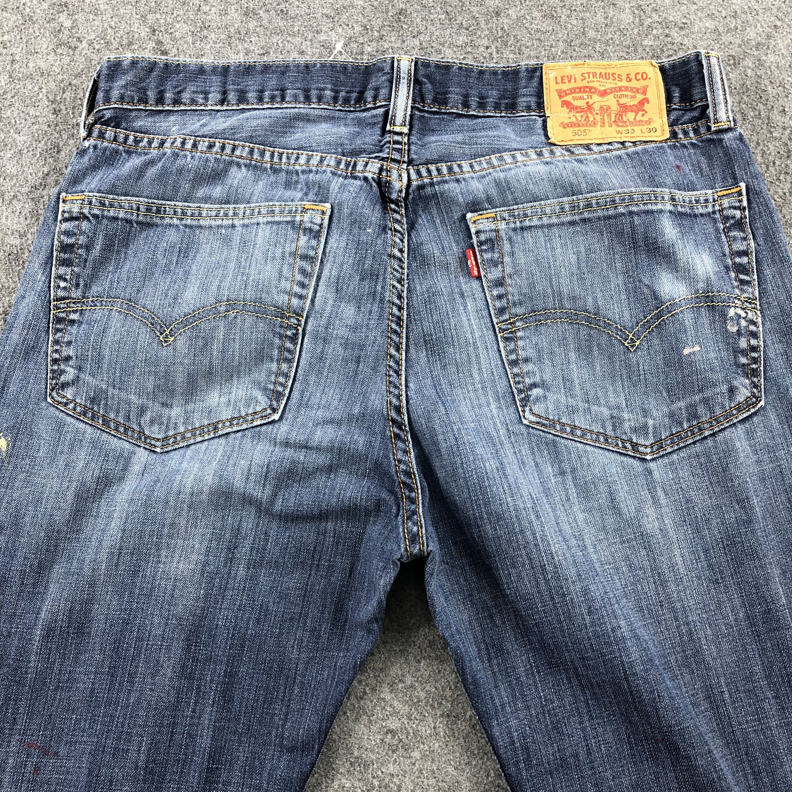 Levi's × Vintage Vintage Blue Wash Levis 505 Jeans-JM1871 Size US 35 - 5 Thumbnail