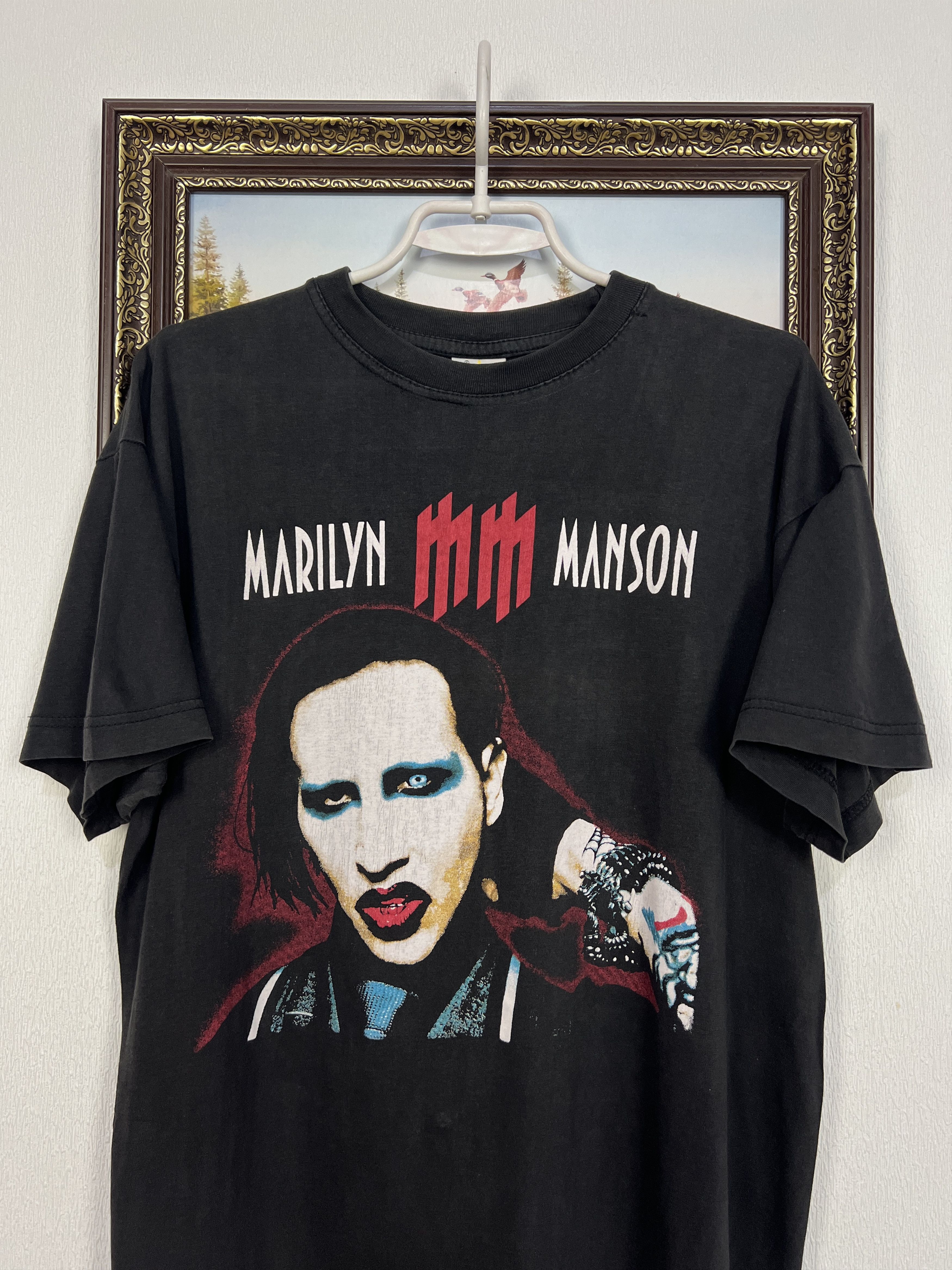 Vintage Vintage 2003 Marilyn Manson Golden Age Of Grotesque Shirt Size US M / EU 48-50 / 2 - 2 Thumbnail