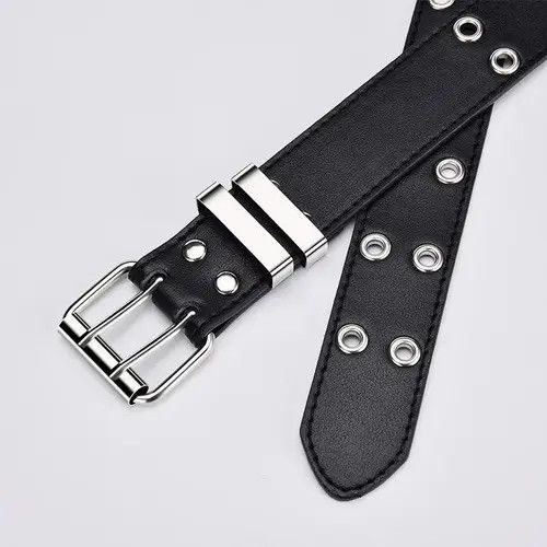 Other Double Pin Buckle Style Belt with chain Size ONE SIZE - 2 Thumbnail