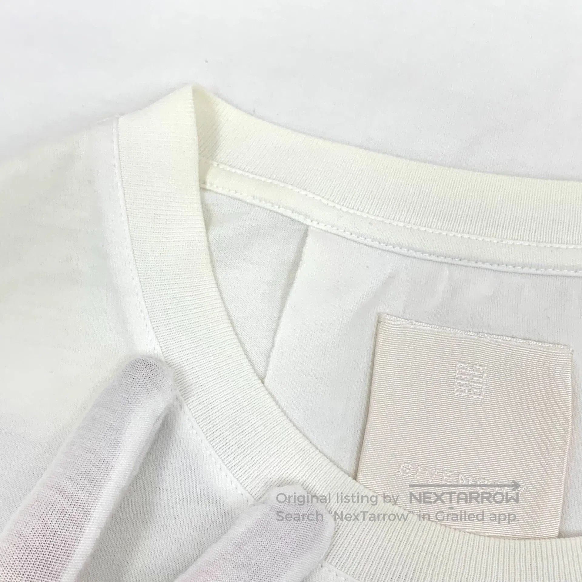 Givenchy Givenchy White Heart Print Cotton T-Shirt. Size US M / EU 48-50 / 2 - 8 Thumbnail
