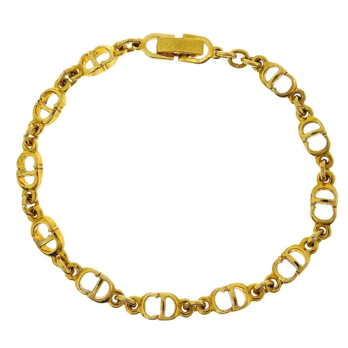 Christian Dior CD Logo Bracelet Metal