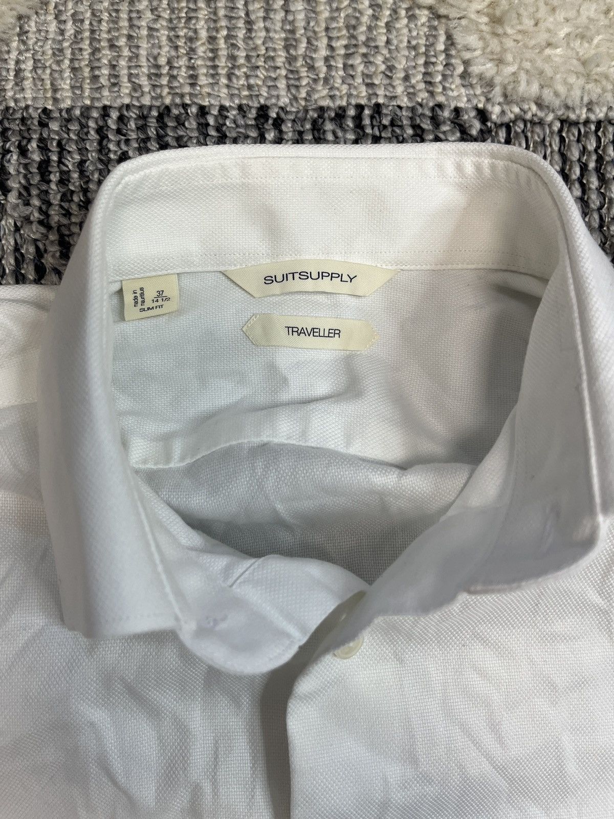 Suitsupply Suitsupply Shirt White Size US M / EU 48-50 / 2 - 2 Thumbnail