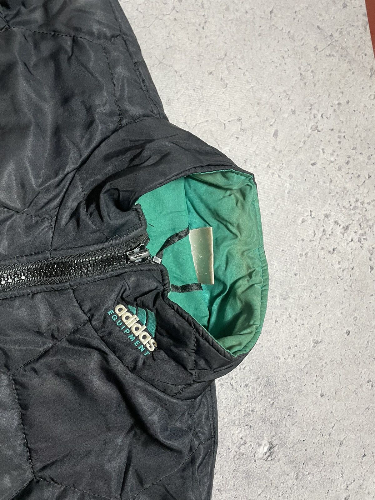 Adidas × Vintage Vintage 90's Adidas Equipment Parka Jacket Big Logo Rare Size US L / EU 52-54 / 3 - 9 Thumbnail