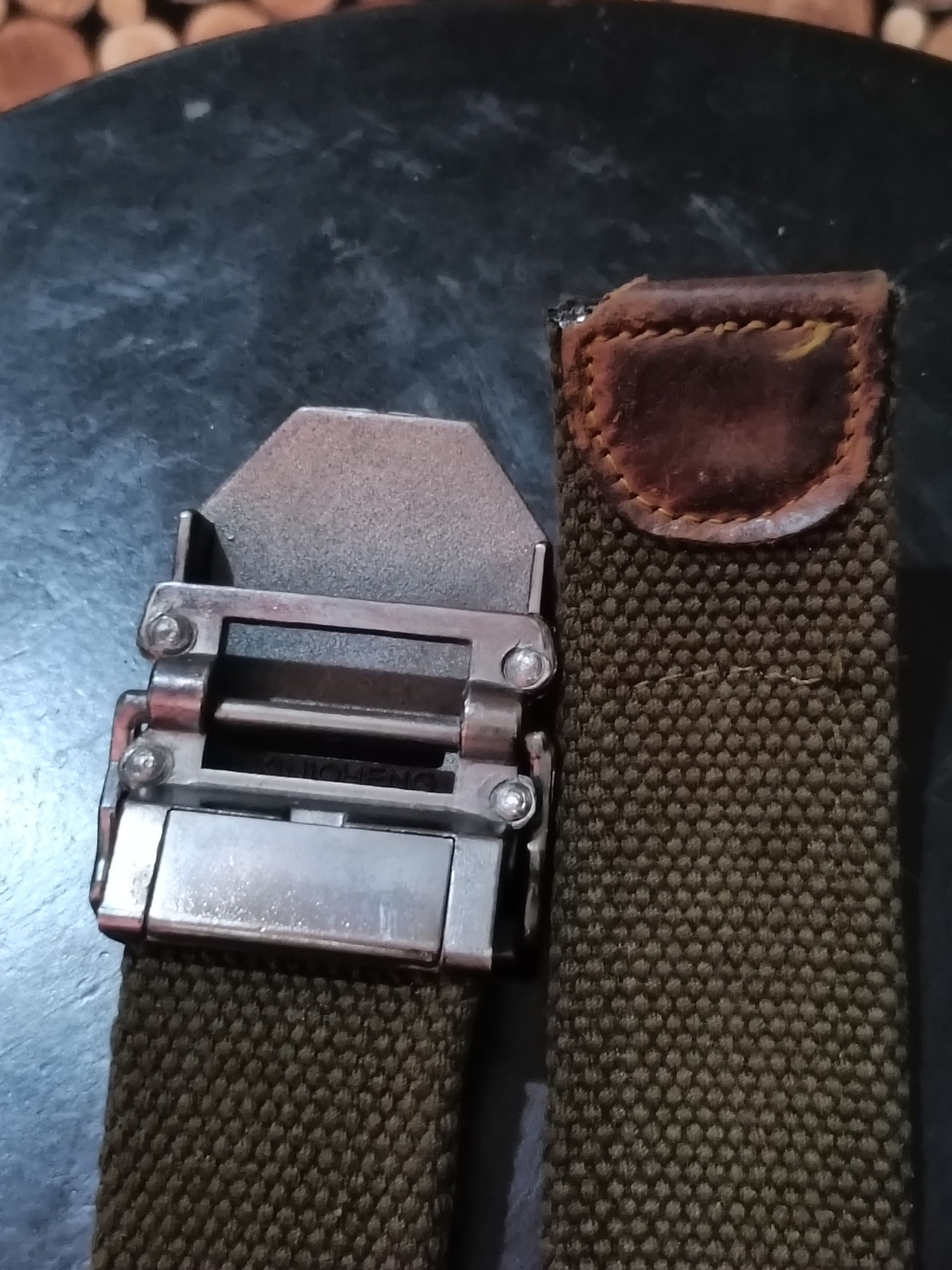 Vintage Vintage tough military surplus canvas belt Size ONE SIZE - 4 Thumbnail