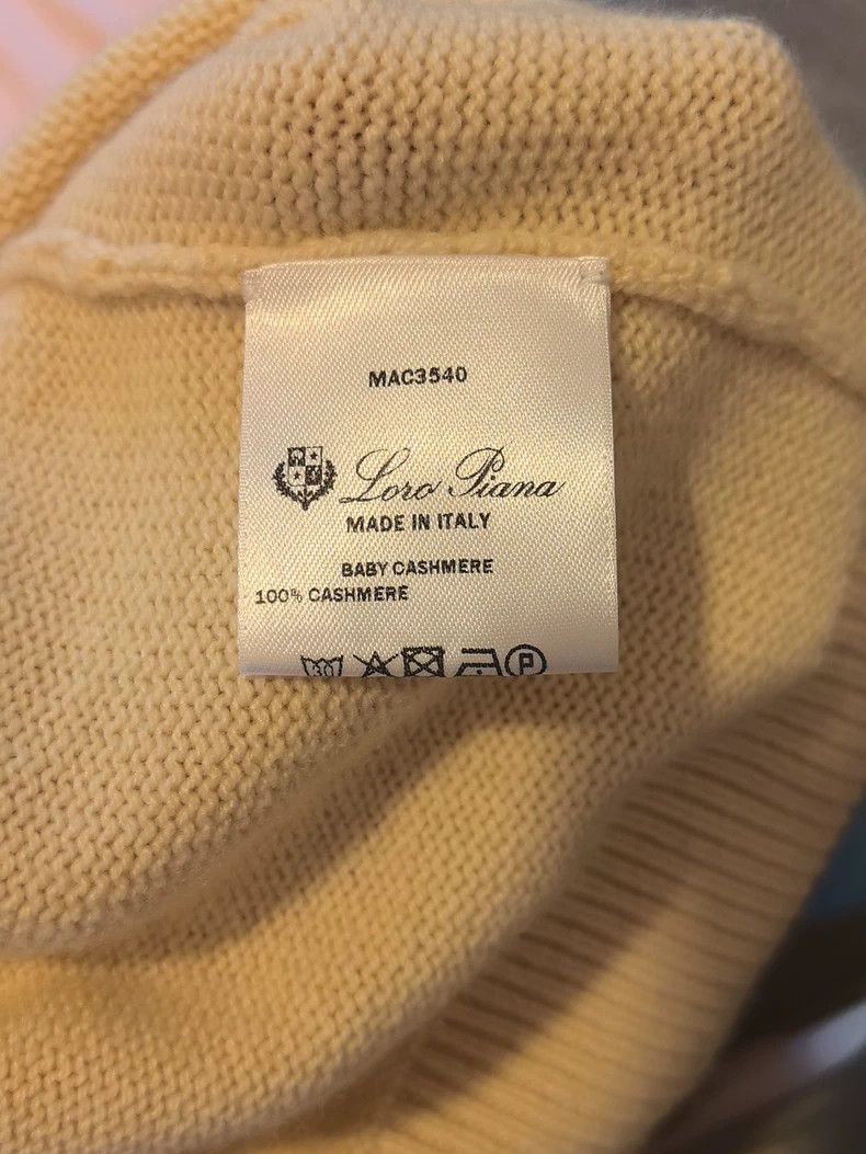 Loro Piana LORO PIANA Beige Cashmere Sweater Size XS / US 0-2 / IT 36-38 - 4 Thumbnail