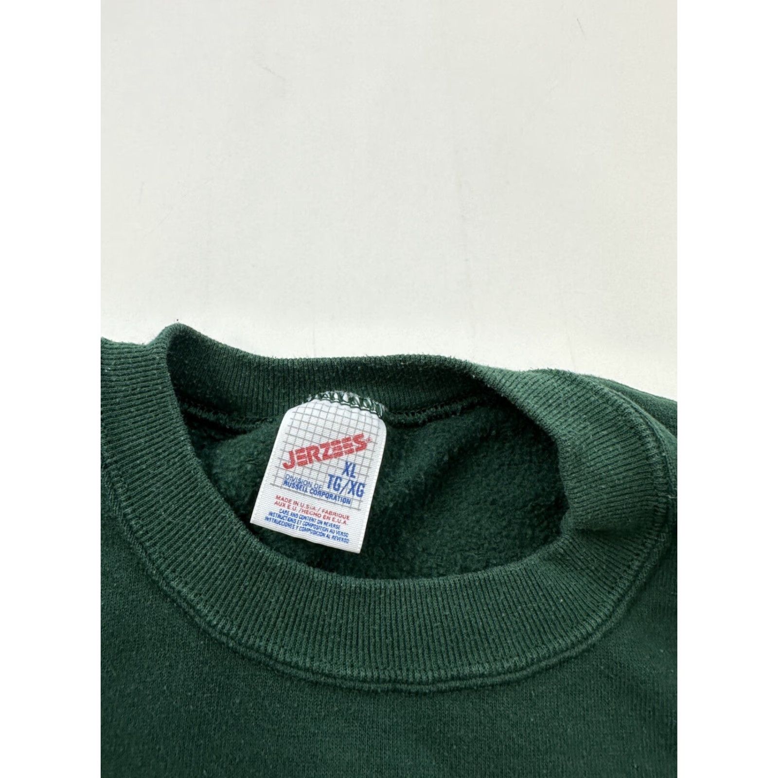 Jerzees VINTAGE Jerzees Sweatshirt Christmas Green Gold Tree Adults XL Pullover Sweater Christmas Theme Men Women (Unisex) Size XL / US 12-14 / IT 48-50 - 5 Thumbnail